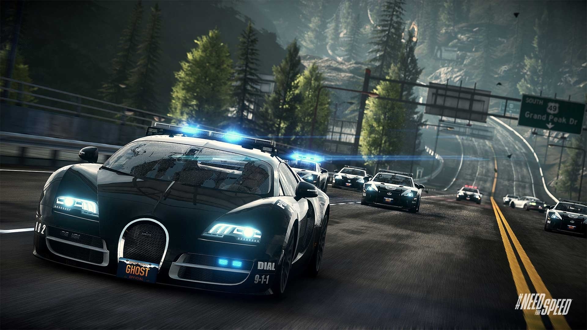 1920x1080 Need for Speed Rivals Bugatti Cop Car Wallpapers HD Wallpapers 