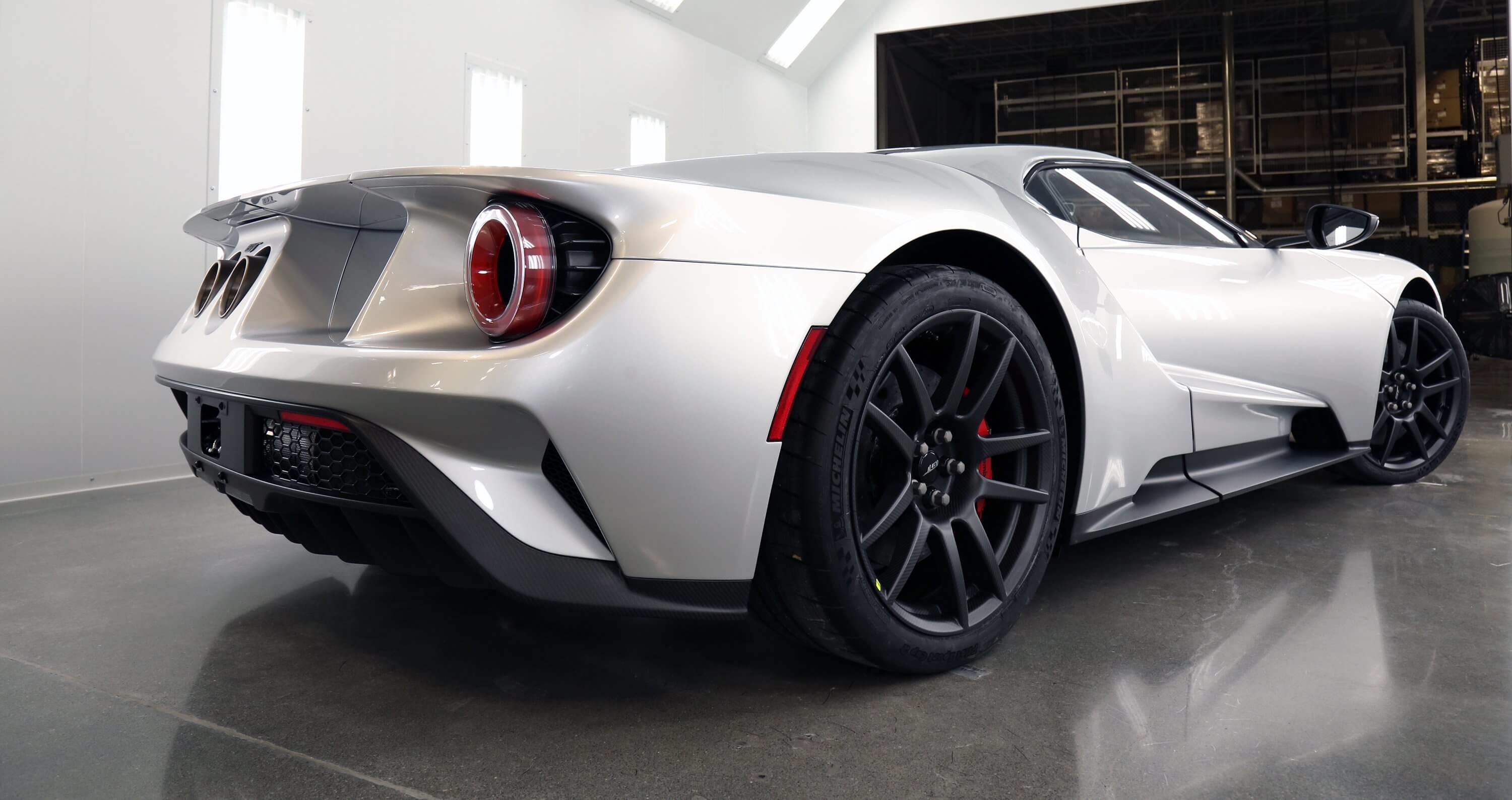 3000x1589 The 2019-2020 Ford GT Competition Series Rear View Wallpaper HD