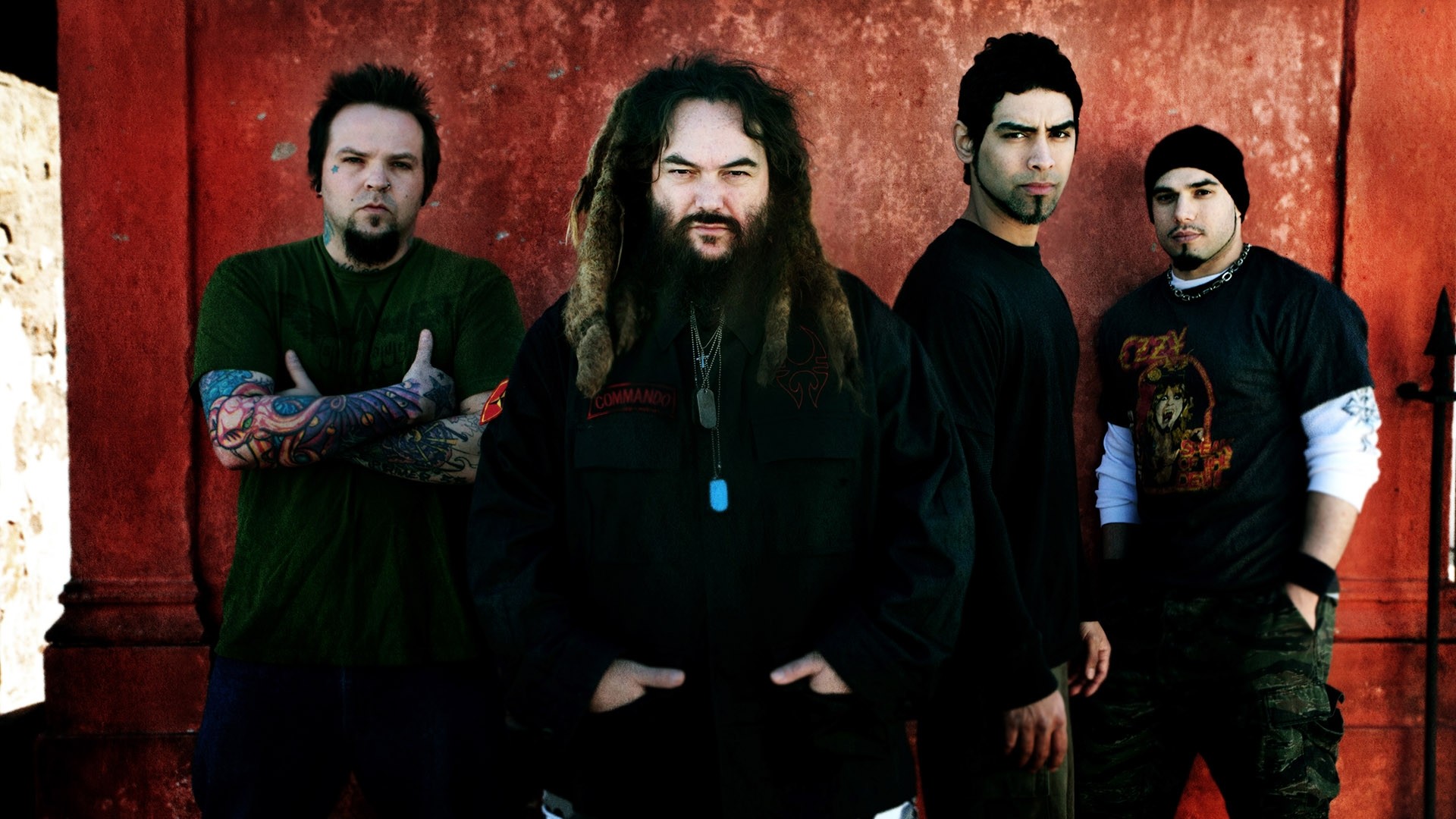 1920x1080 Wallpaper Soulfly, Band, Members, Tattoo, Dreadlocks HD, Picture, Image