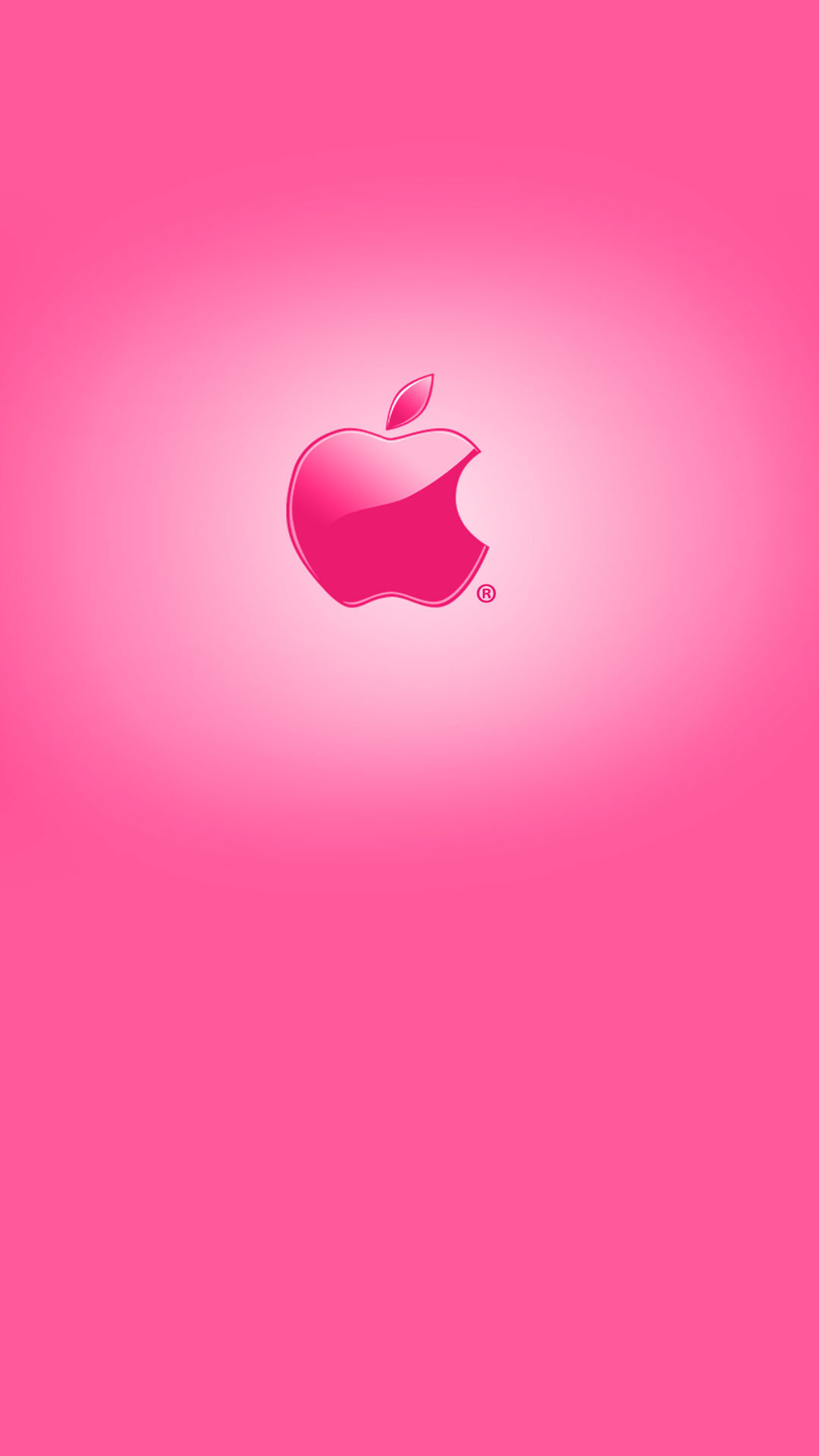 1080x1920 Apple Logo in Pink Glitters wallpaper iPad