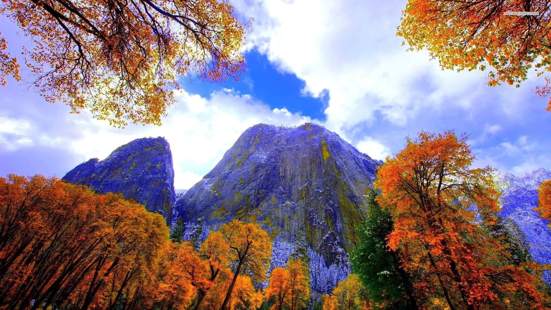 1920x1080 Beautiful Rocky Mountain In The Autumn