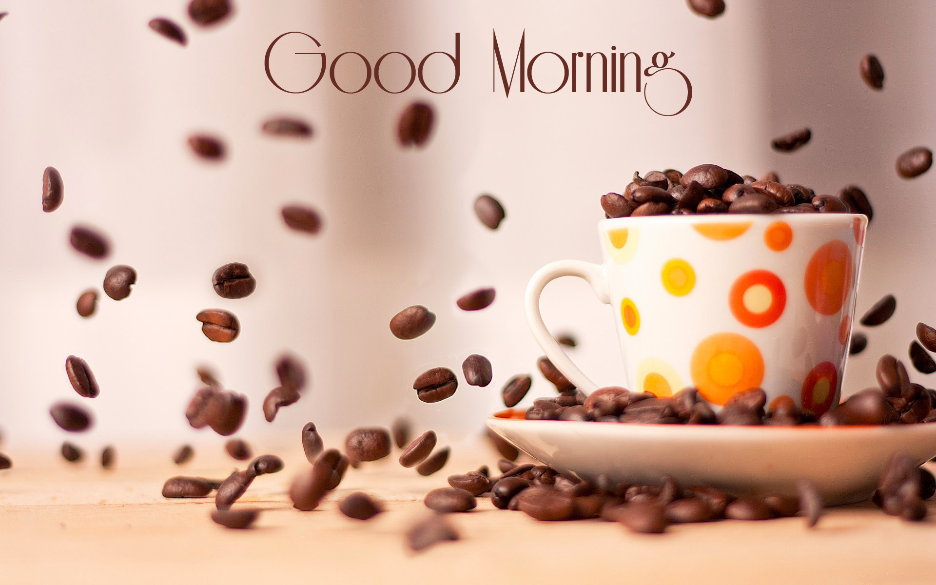 1920x1200 Good Morning Coffee Beans
