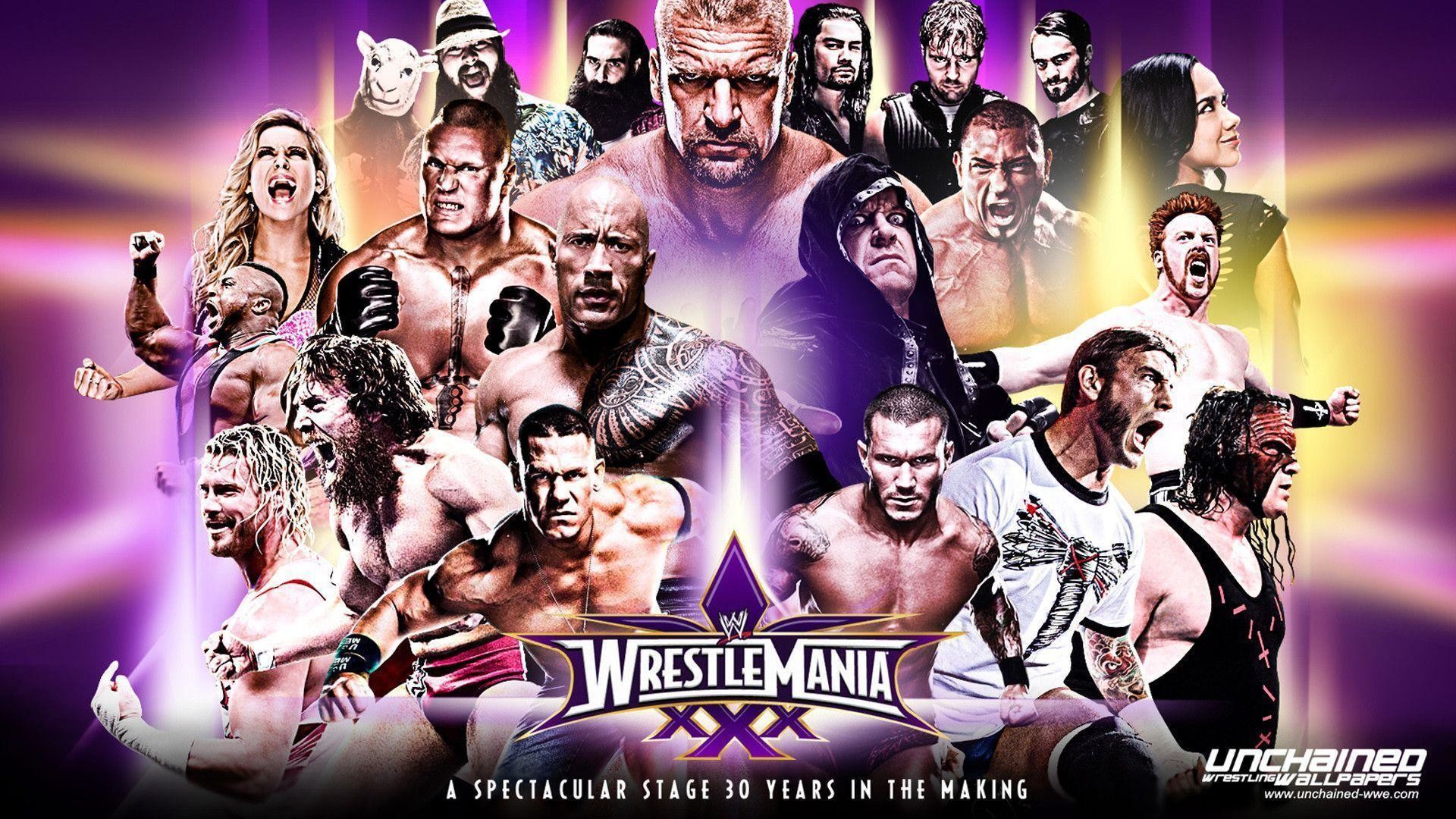 1920x1080 2014 Kick-Off Wallpaper! WWE WrestleMania "30 Years In The Making .