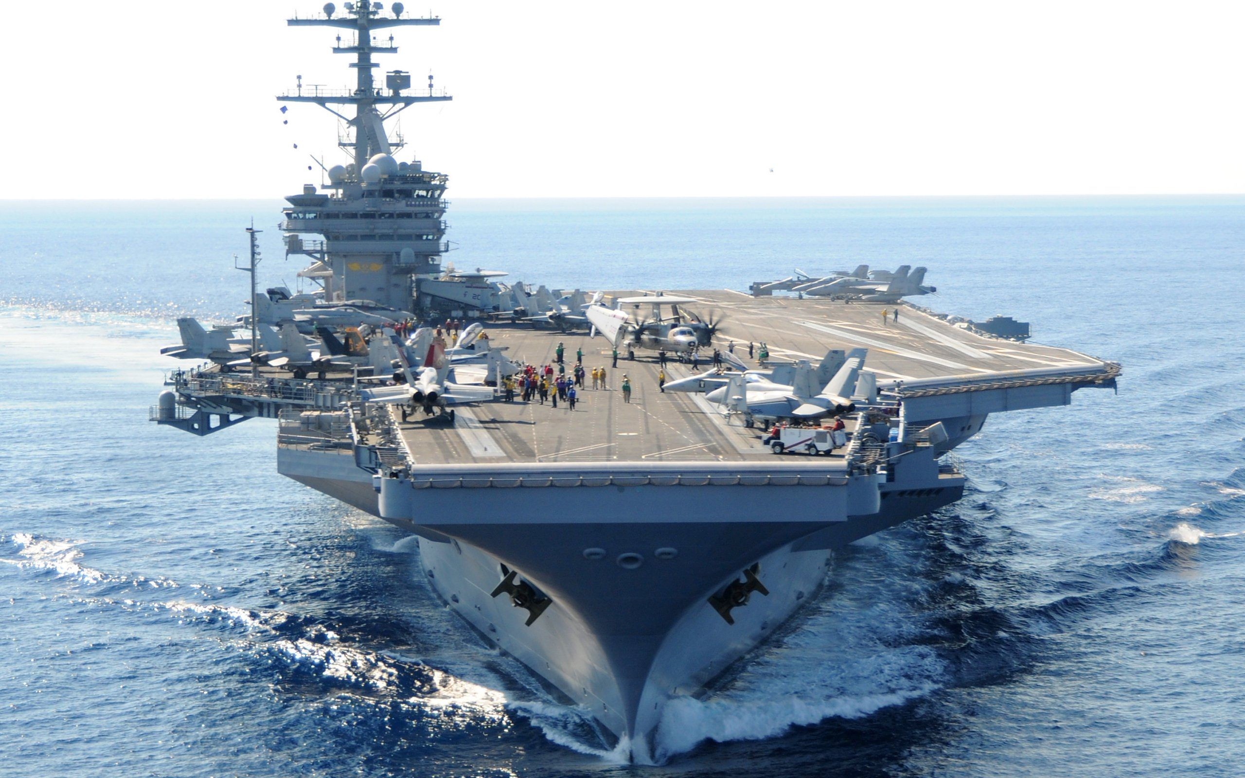 2560x1600 USS George HW Bush Aircraft Carrier