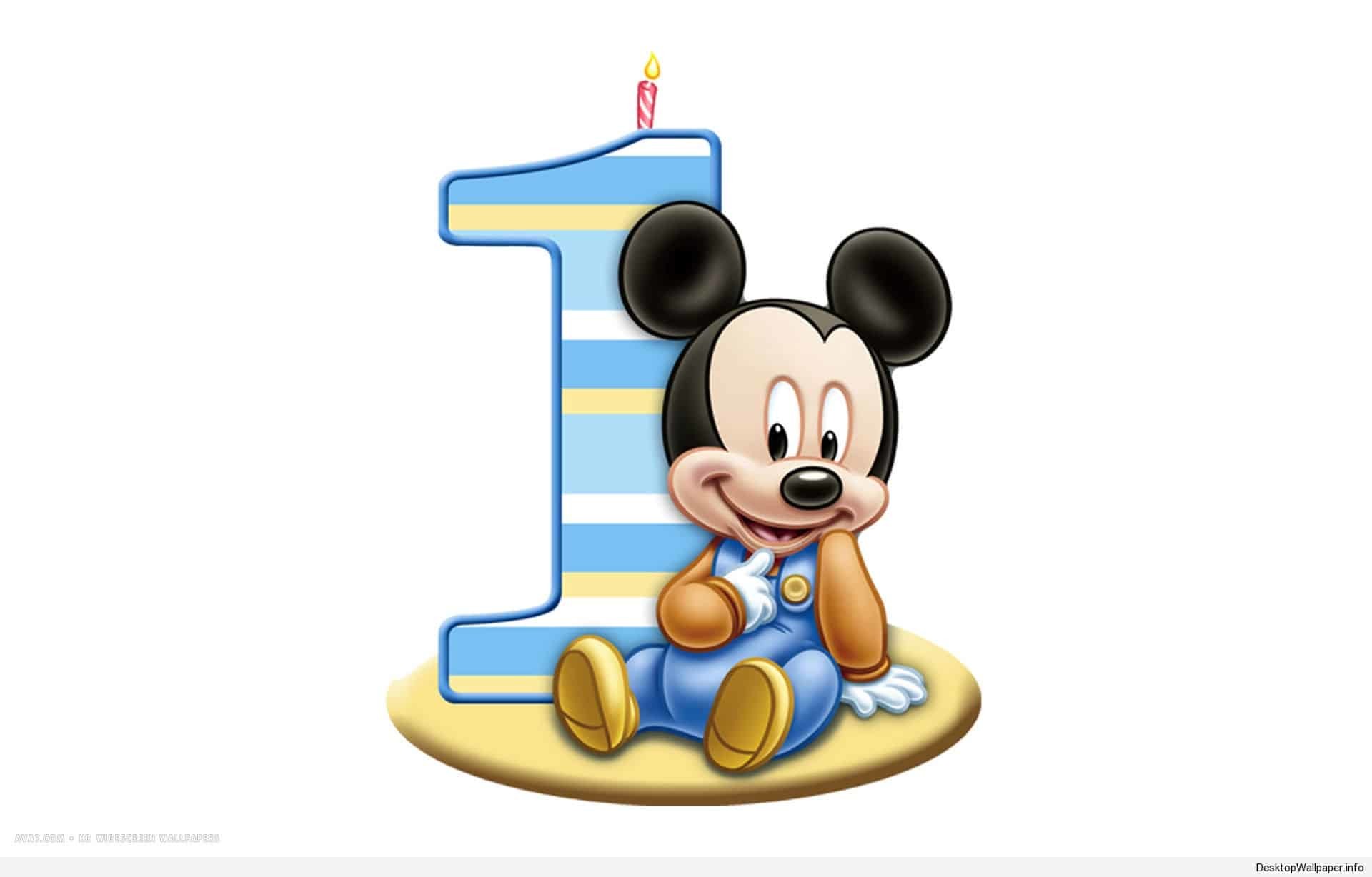 1920x1228 mickey mouse birthday background wallpaper 3