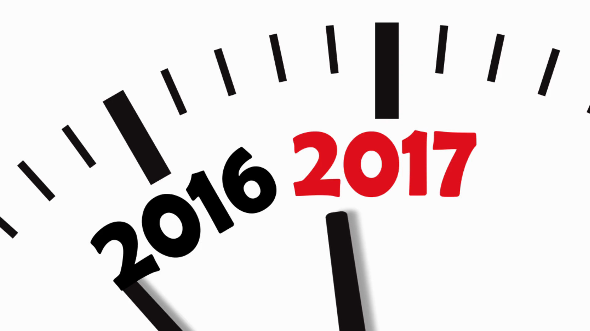 1920x1080 Animation of clock countdown from year 2016 to 2017. UltraHD 4K video Stock  Video Footage - VideoBlocks