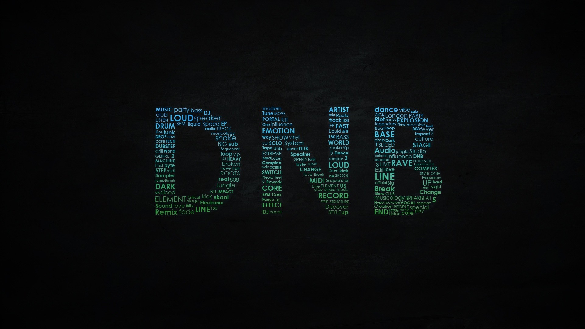 1920x1080 DnB Typography HD and Wide Wallpapers