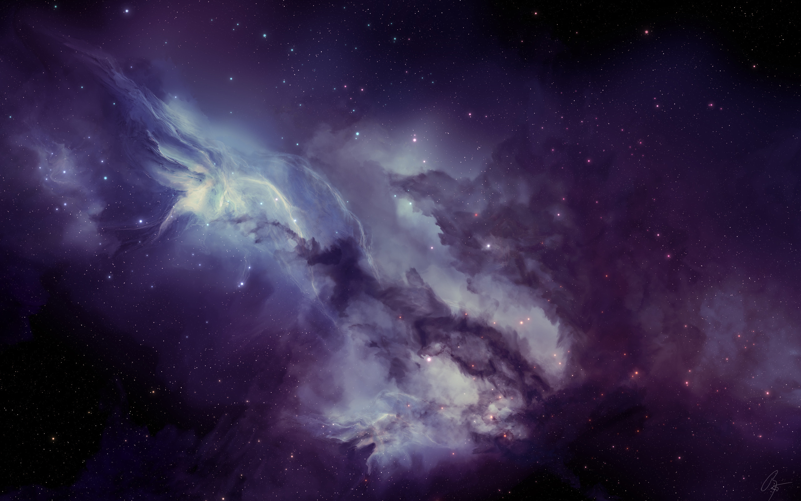 2560x1600 Purple-galaxy-desktop-wallpapers