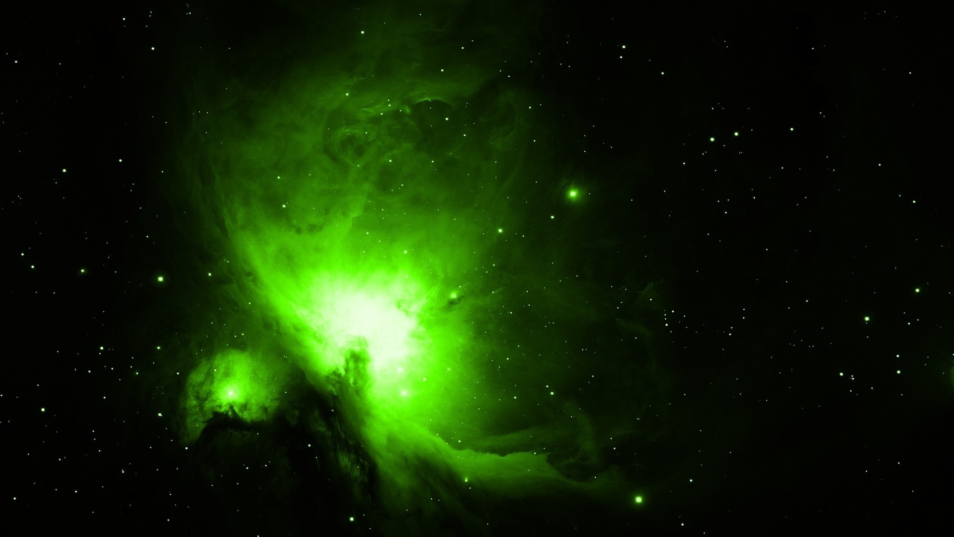 1920x1080 Green Outer Space - 3D and Abstract Wallpapers | Best HD Wallpapers .