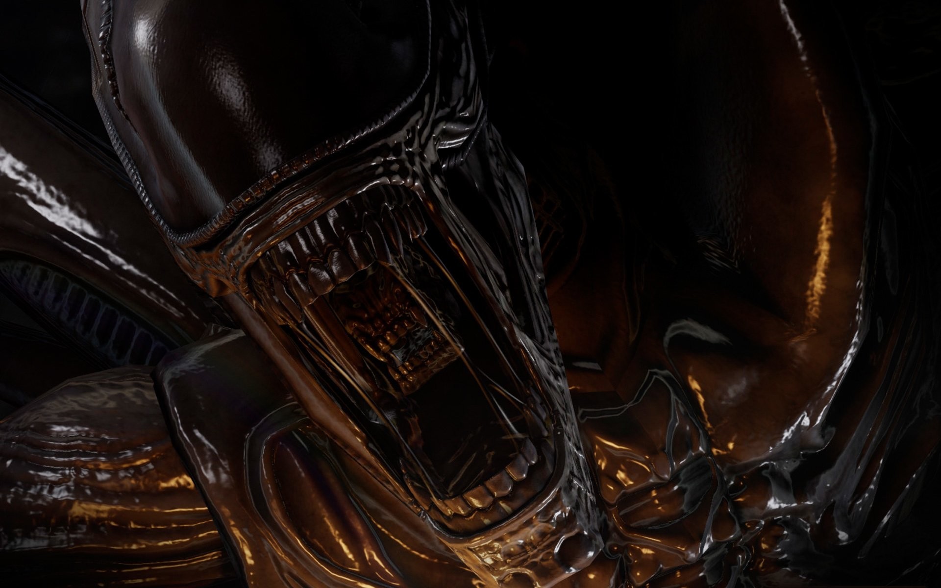 1920x1200  Computerspiele - Aliens Vs. Predator Alien Wallpaper