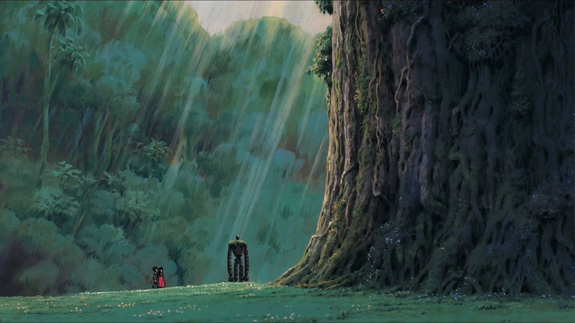1920x1080 Studio Ghibli Castle In The Sky Robots 104995 ...