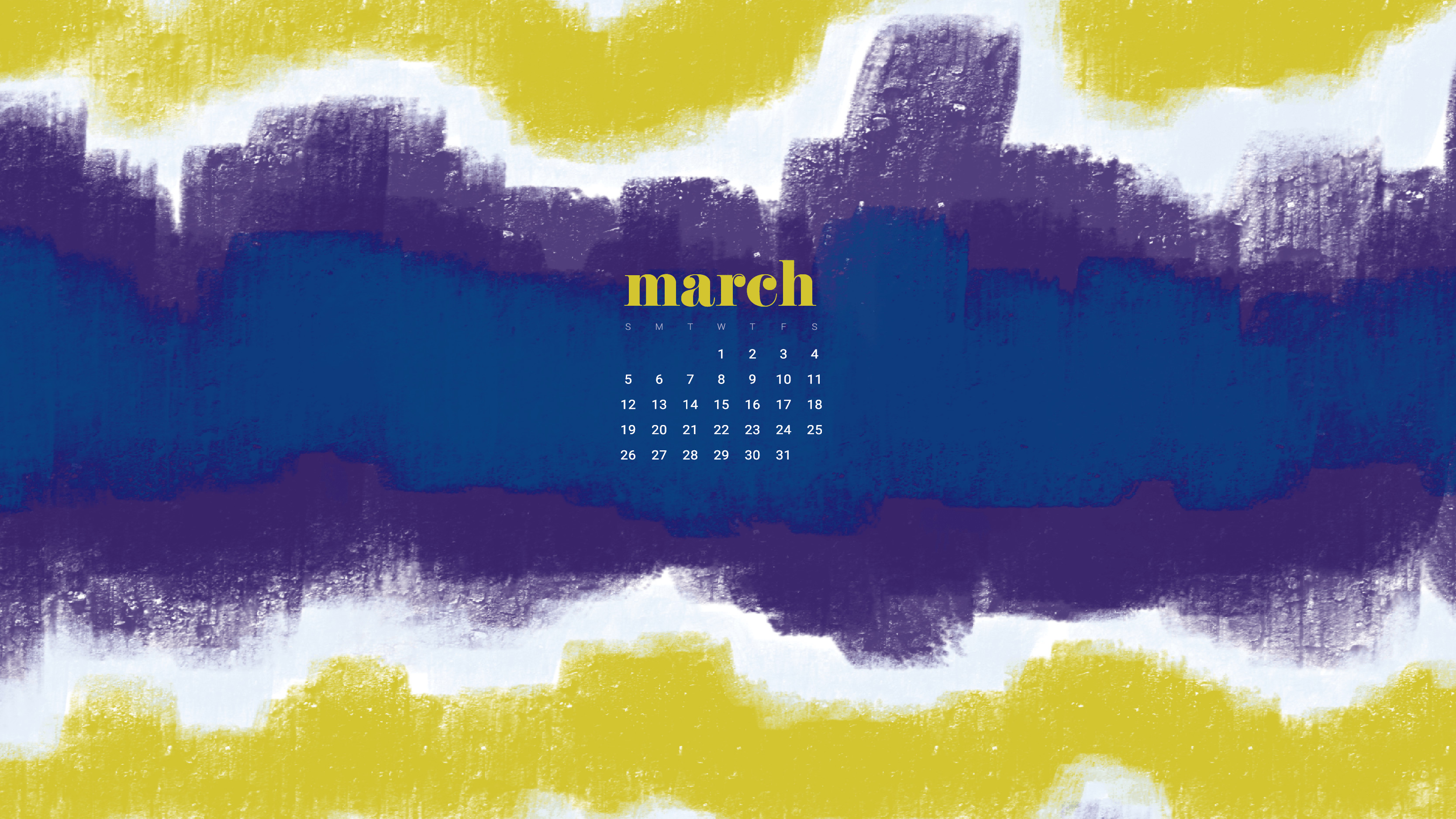 3334x1875 Oh So Lovely Blog shares free March 2017 calendar wallpapers. 6 different  desktop and smart
