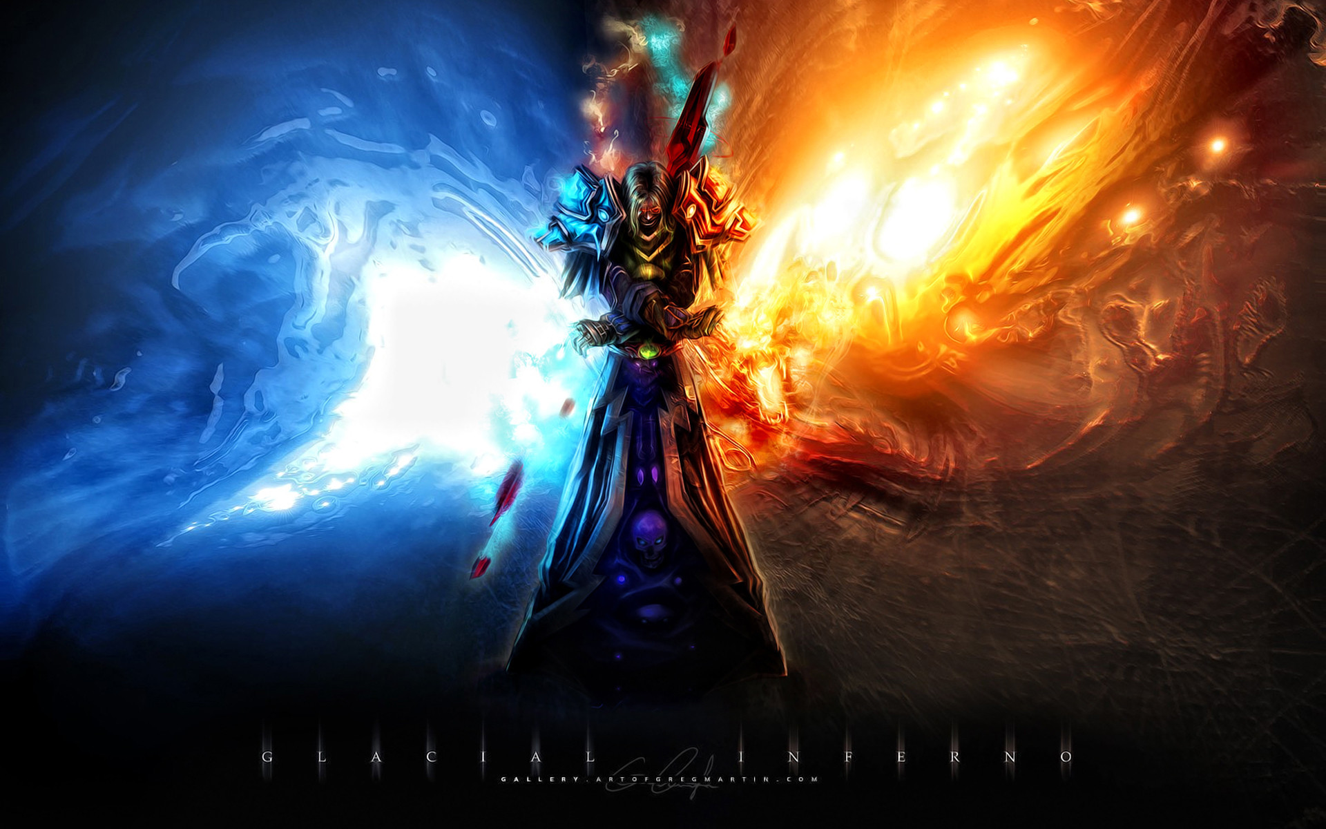 1920x1200  HD World of Warcraft Wallpapers for everyone! BE1 DeathWing  LichKing LK2 Mage NE