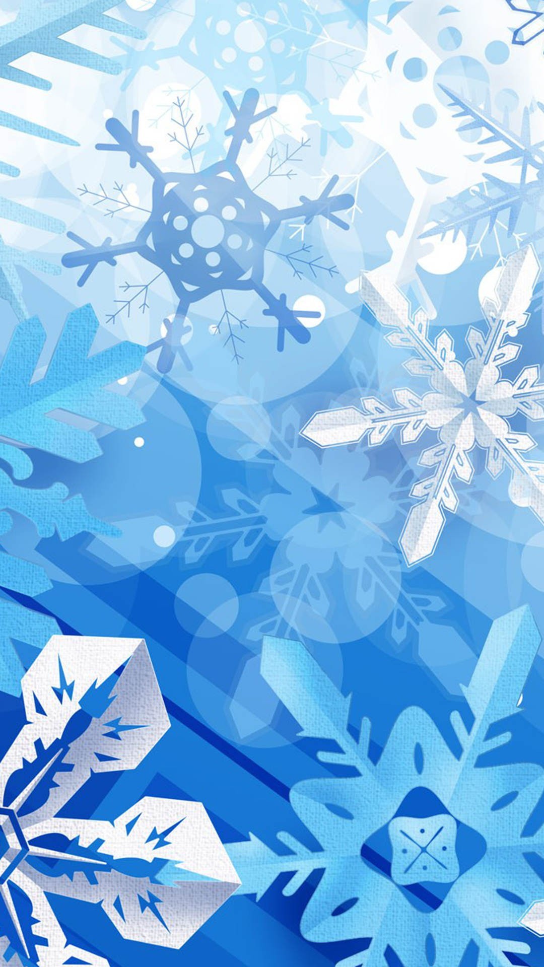 1080x1920 Snowflakes HD iPhone 6 plus wallpaper for 2014 Christmas