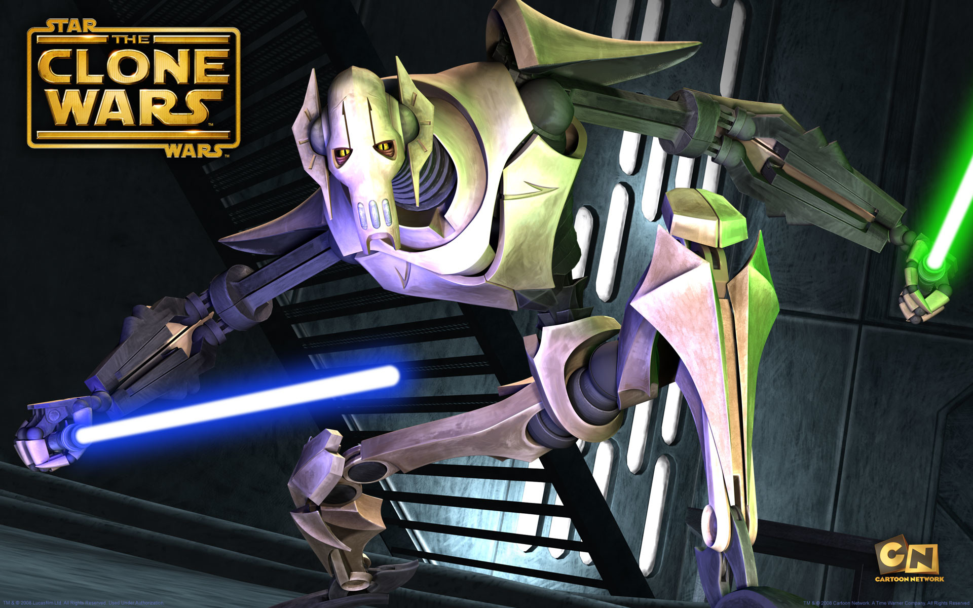 1920x1200 star wars, clone, wallpaper, general, grievous, background, animated .