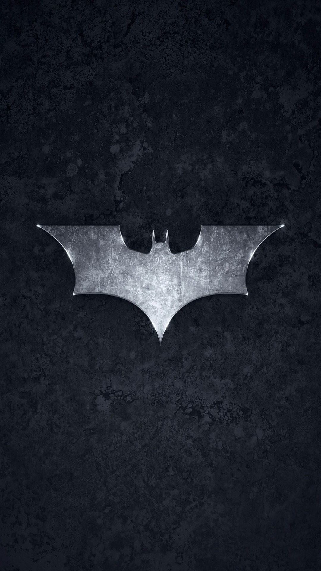 1080x1920 Batman Logo Brushed Metal iPhone 6 Plus HD Wallpaper ...