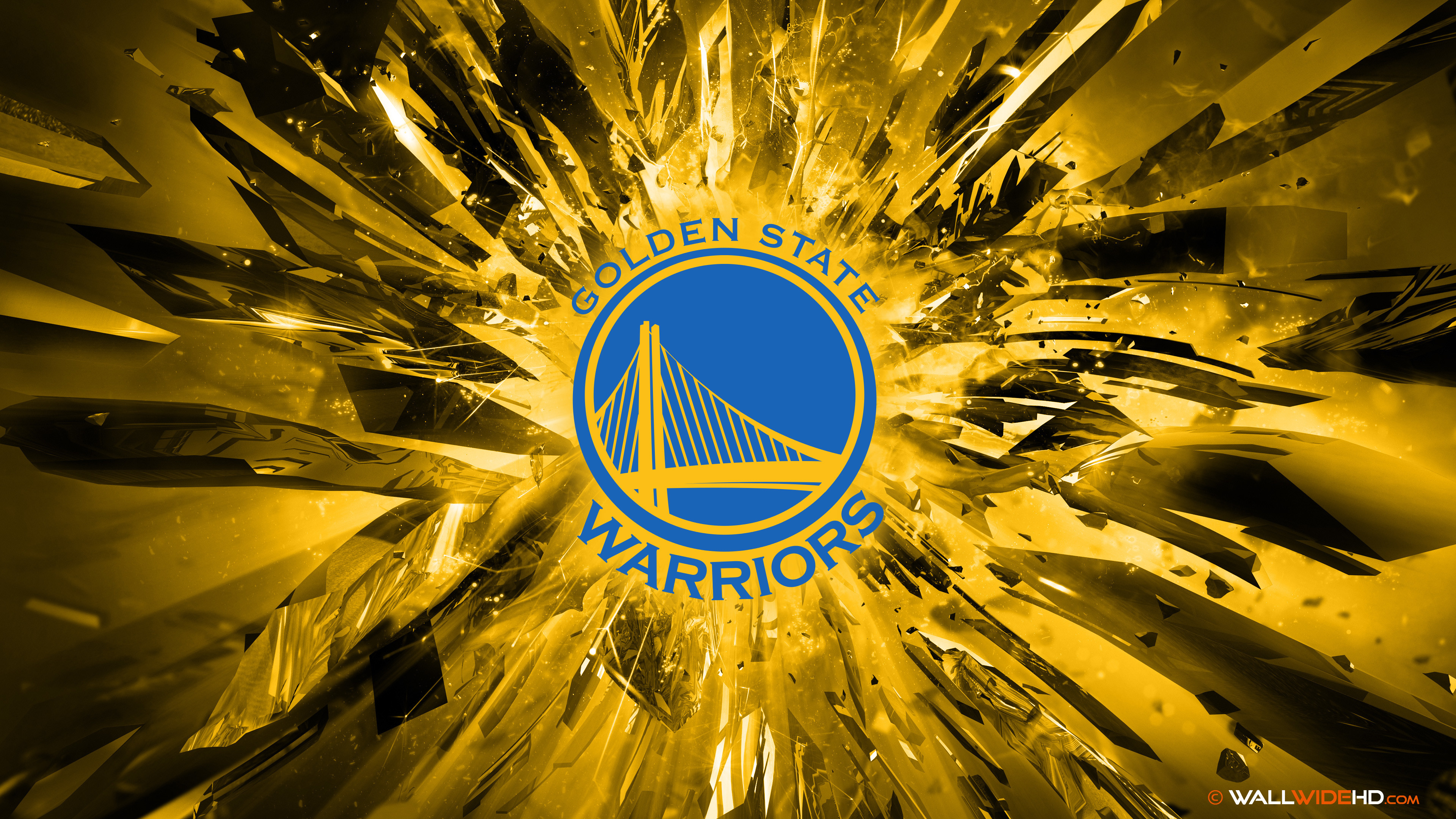 3840x2160 Golden State Warriors Logo 2014 Wallpaper