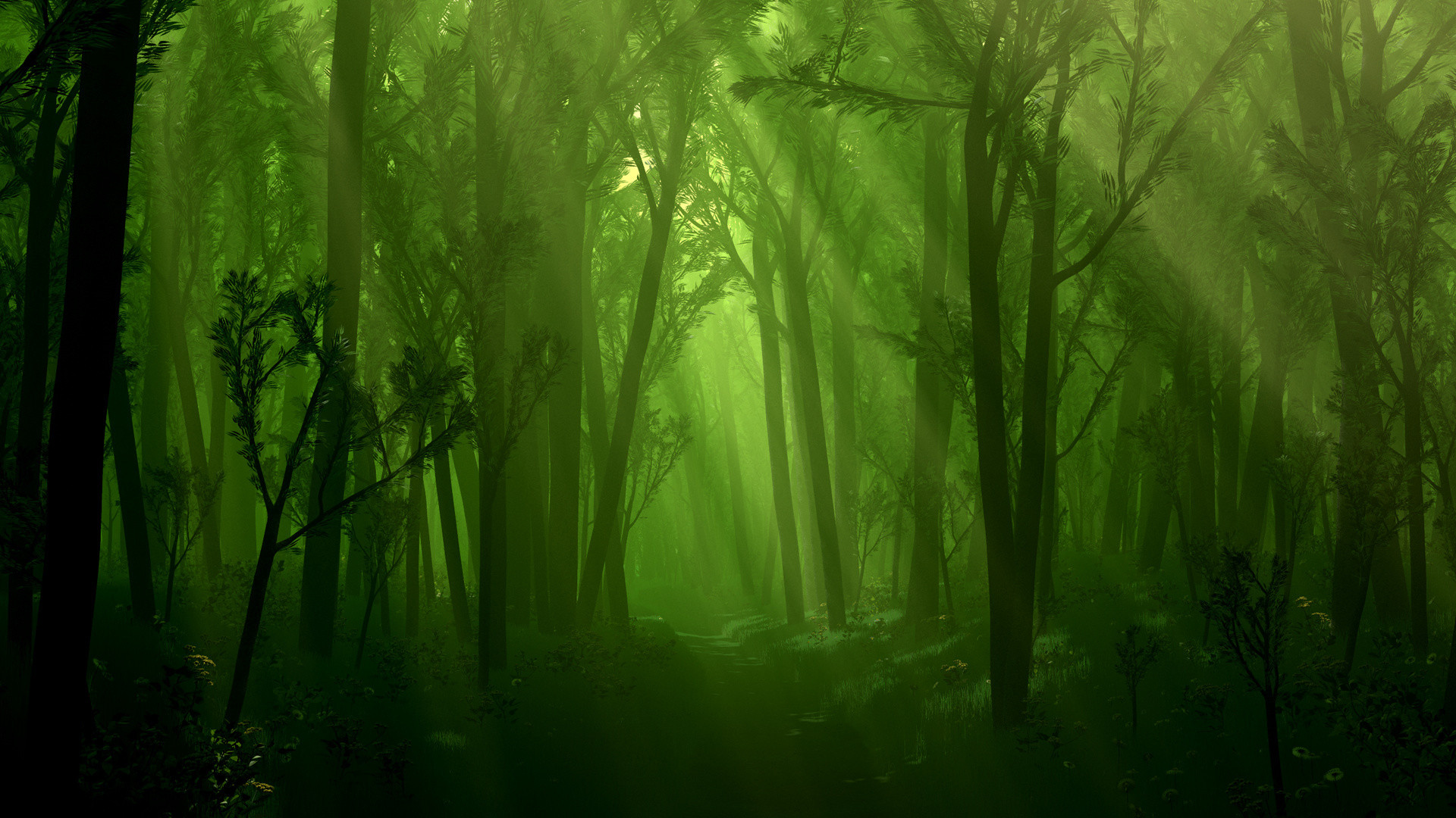 1920x1080 Fantasy Forest Backgrounds | Fantasy - Forest Wallpaper