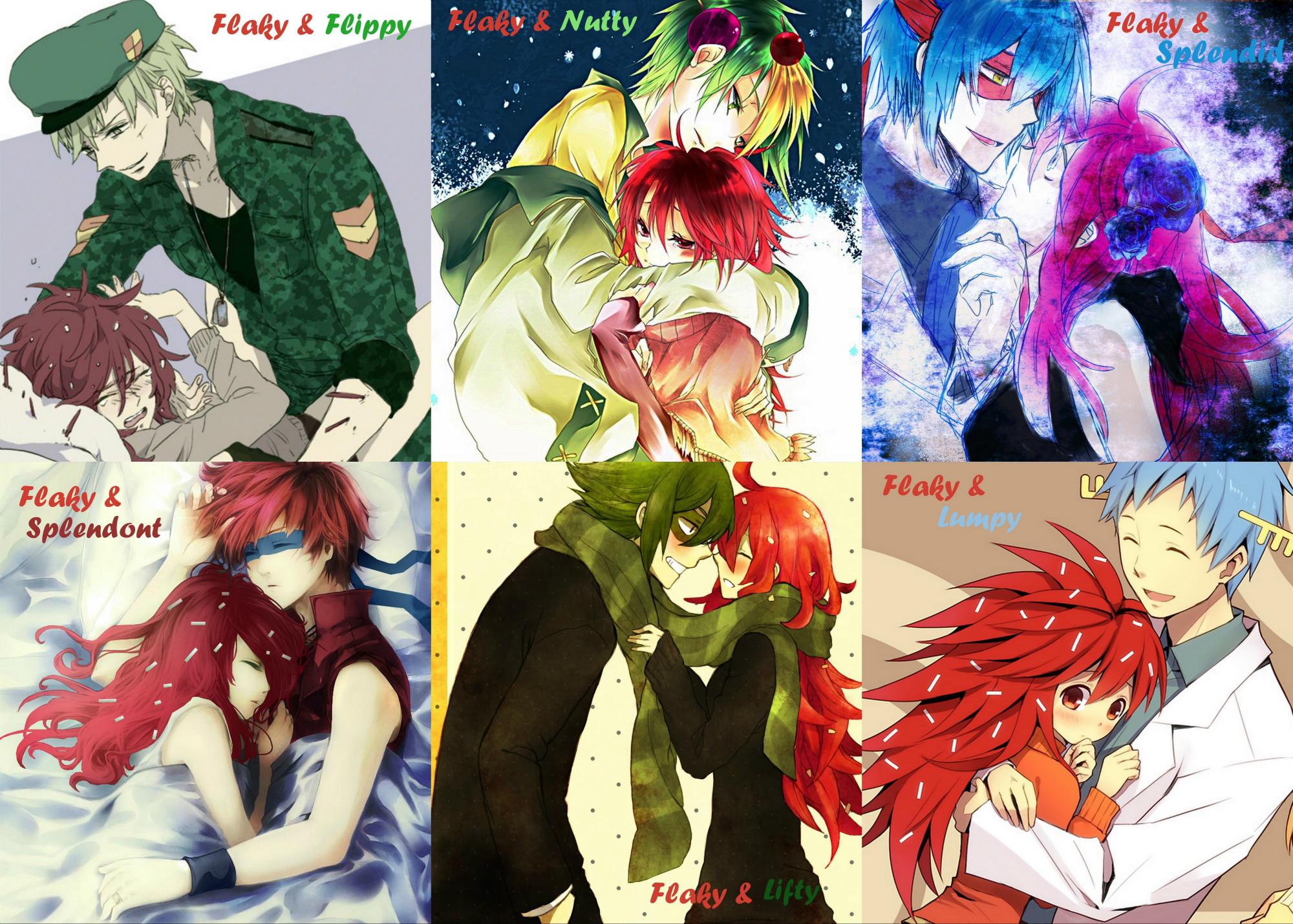 2000x1429 Happy Tree Friends images Anime Flaky pairings HD wallpaper and b...