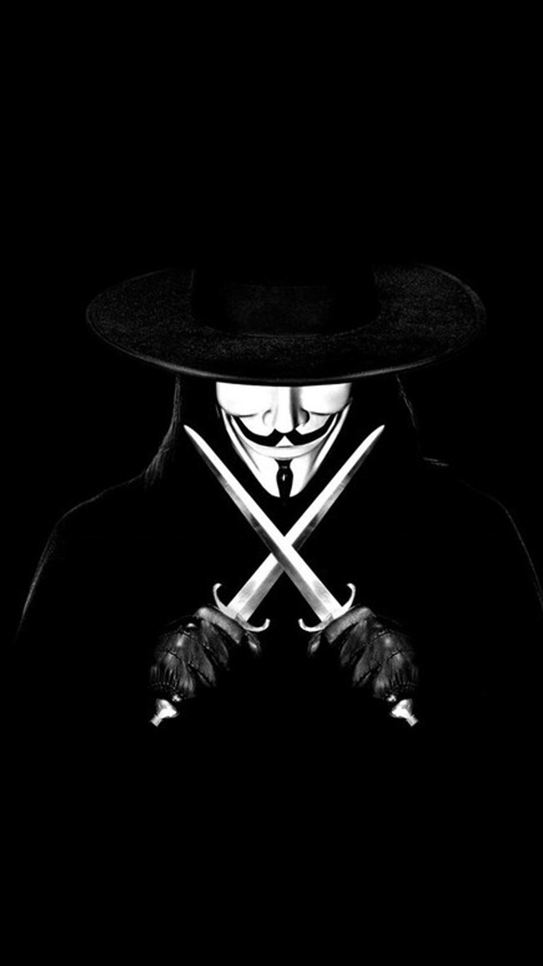 1080x1920 V for Vendetta #anonymous #4chan #hackers