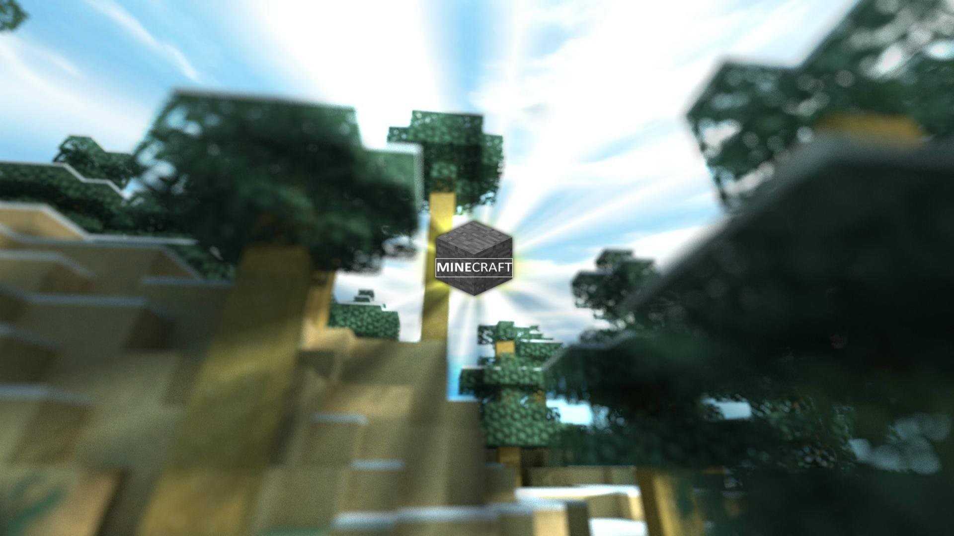 1920x1080 Blurred Minecraft Background