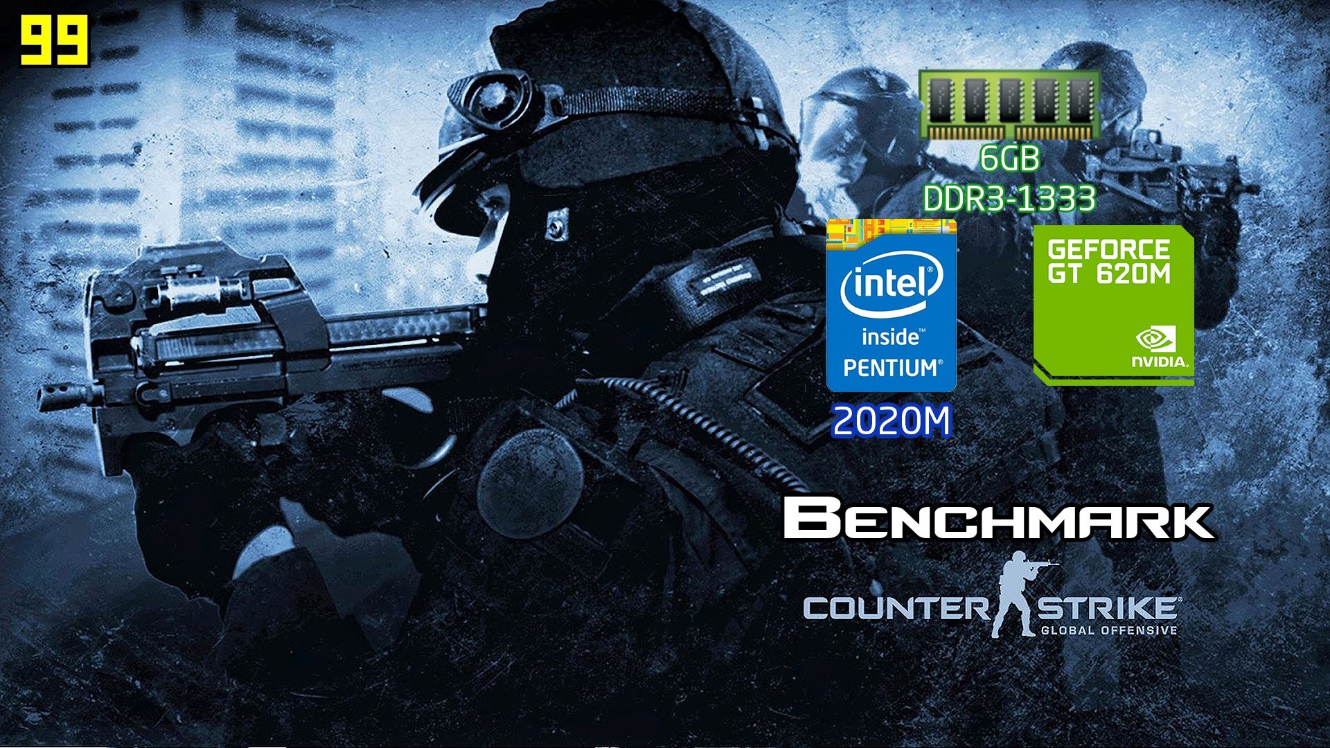 1920x1080 Counter Strike Global Offensive Benchmark Notebook ( Intel .