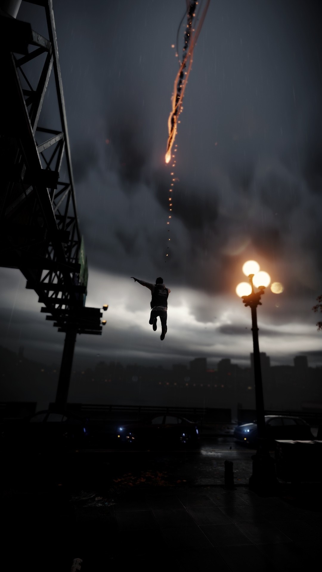 1080x1920 Infamous Smoke Ability Jump City iPhone 6 Plus HD Wallpaper ...
