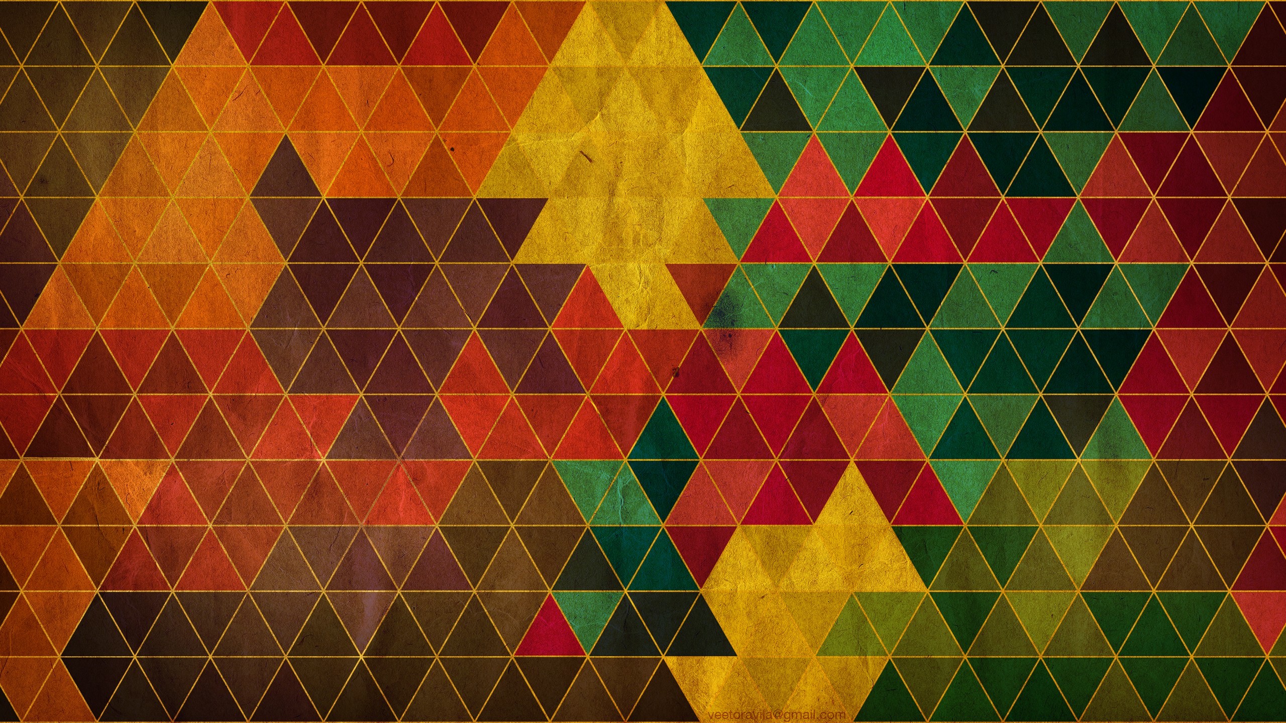 2560x1440 Triangle Wallpaper