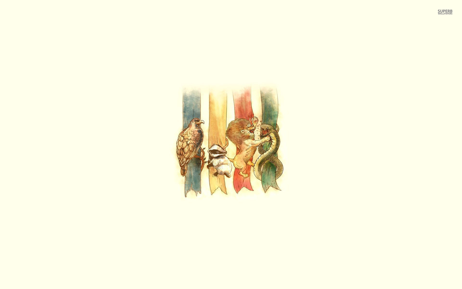 1920x1200 Hogwarts House Wallpaper : All by ~TheLadyAvatar on deviantART .