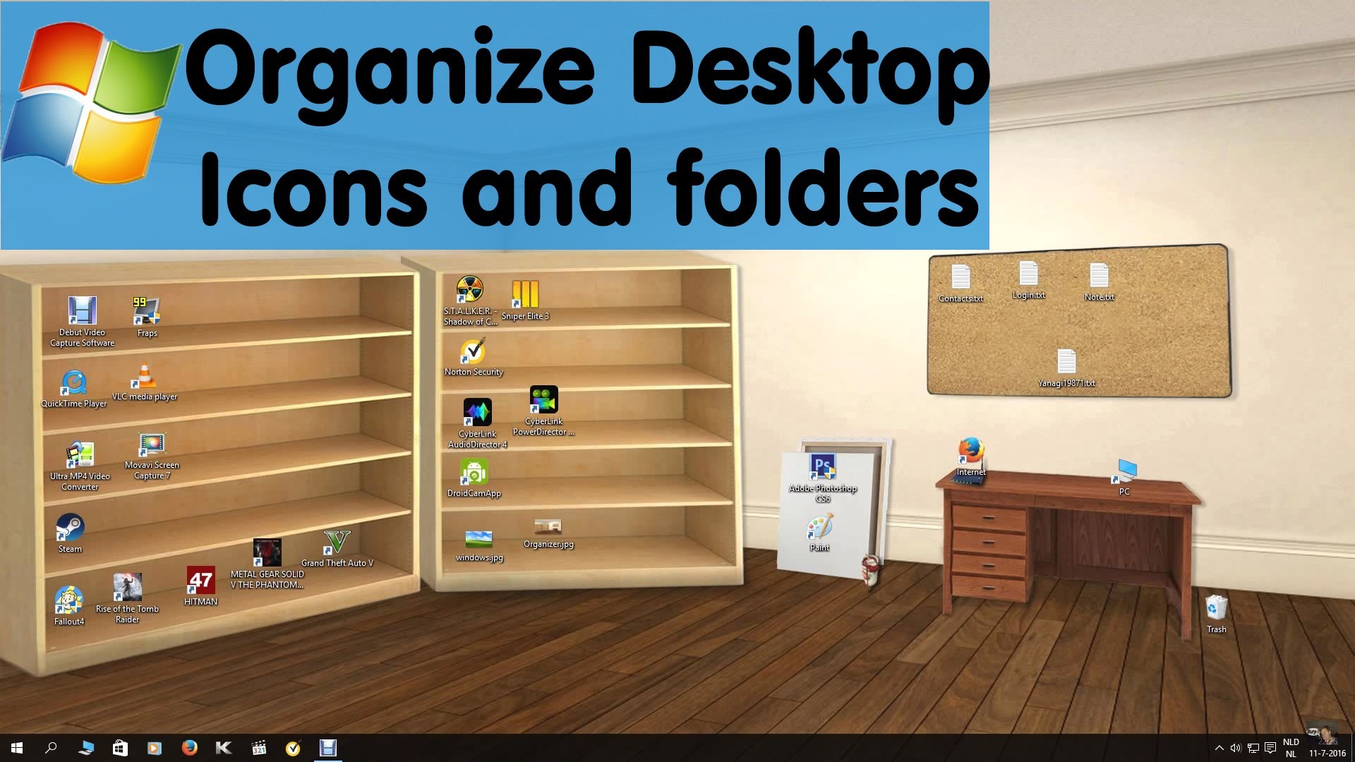 Organized Desktop Wallpaper Hd