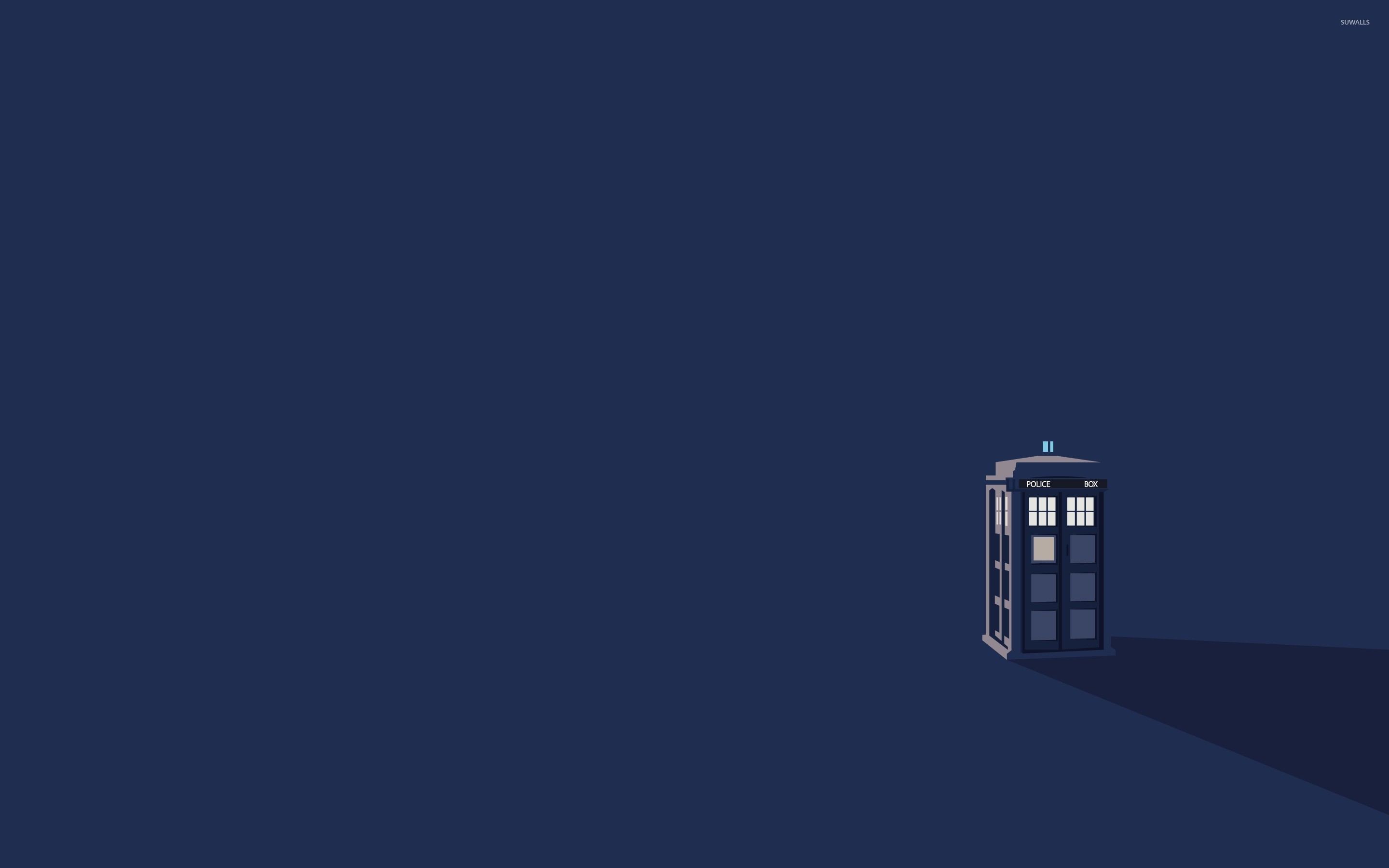 2880x1800 Tardis Police box - Doctor Who wallpaper