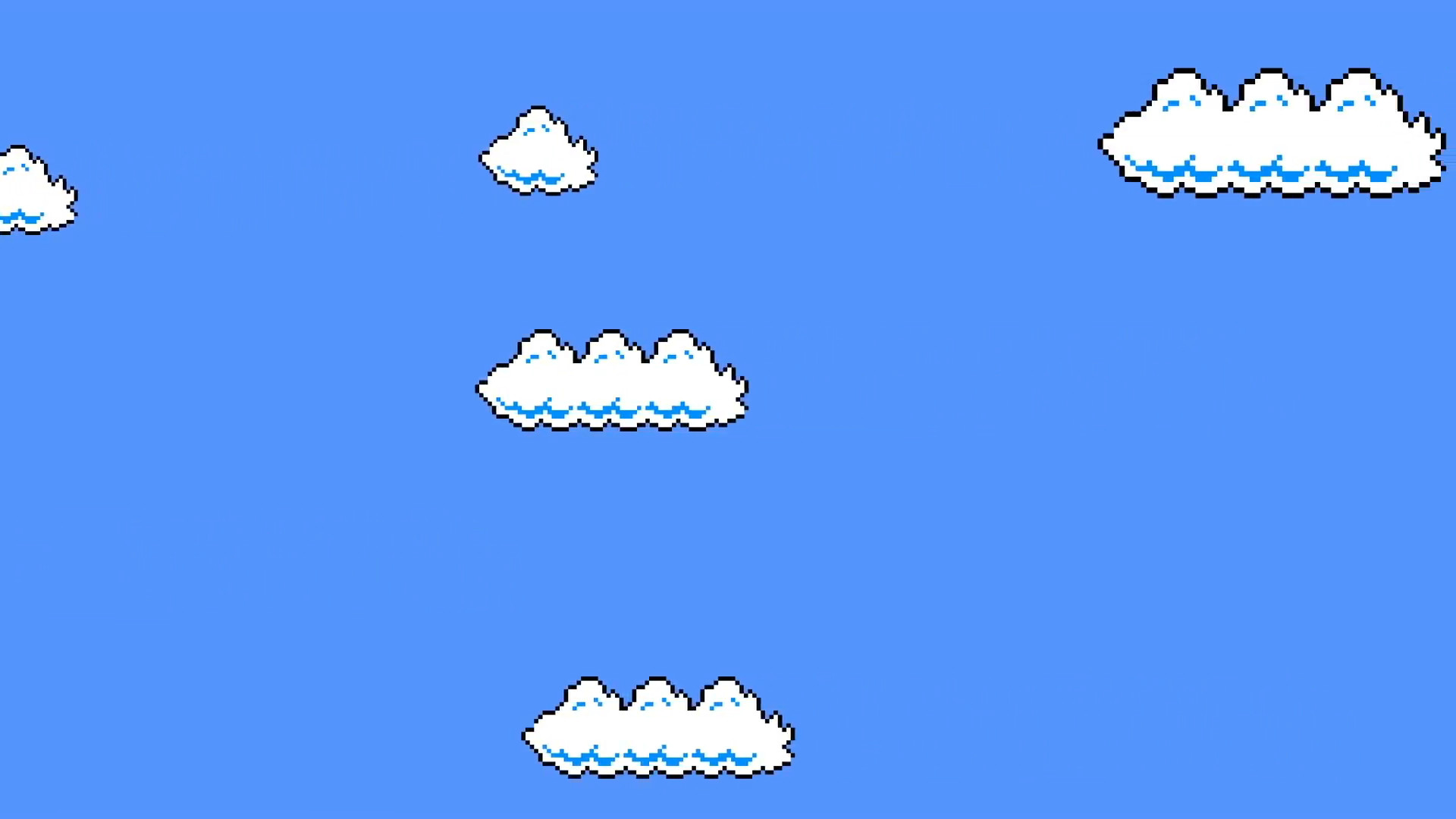 1920x1080 Animation of 1980's Old Arcade Super Mario Bros. Clouds Background Motion  Background - VideoBlocks