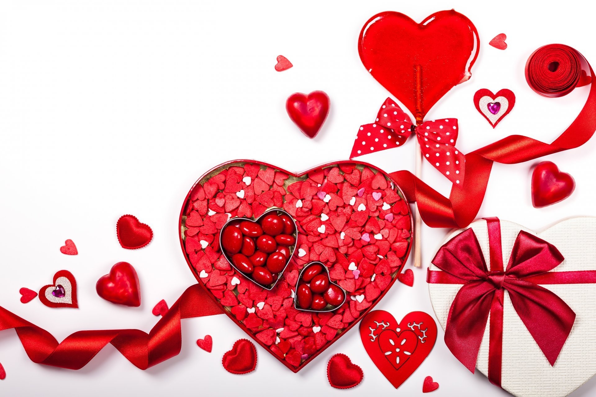 1920x1280 valentine's day romantic heart love rose heart bow romance