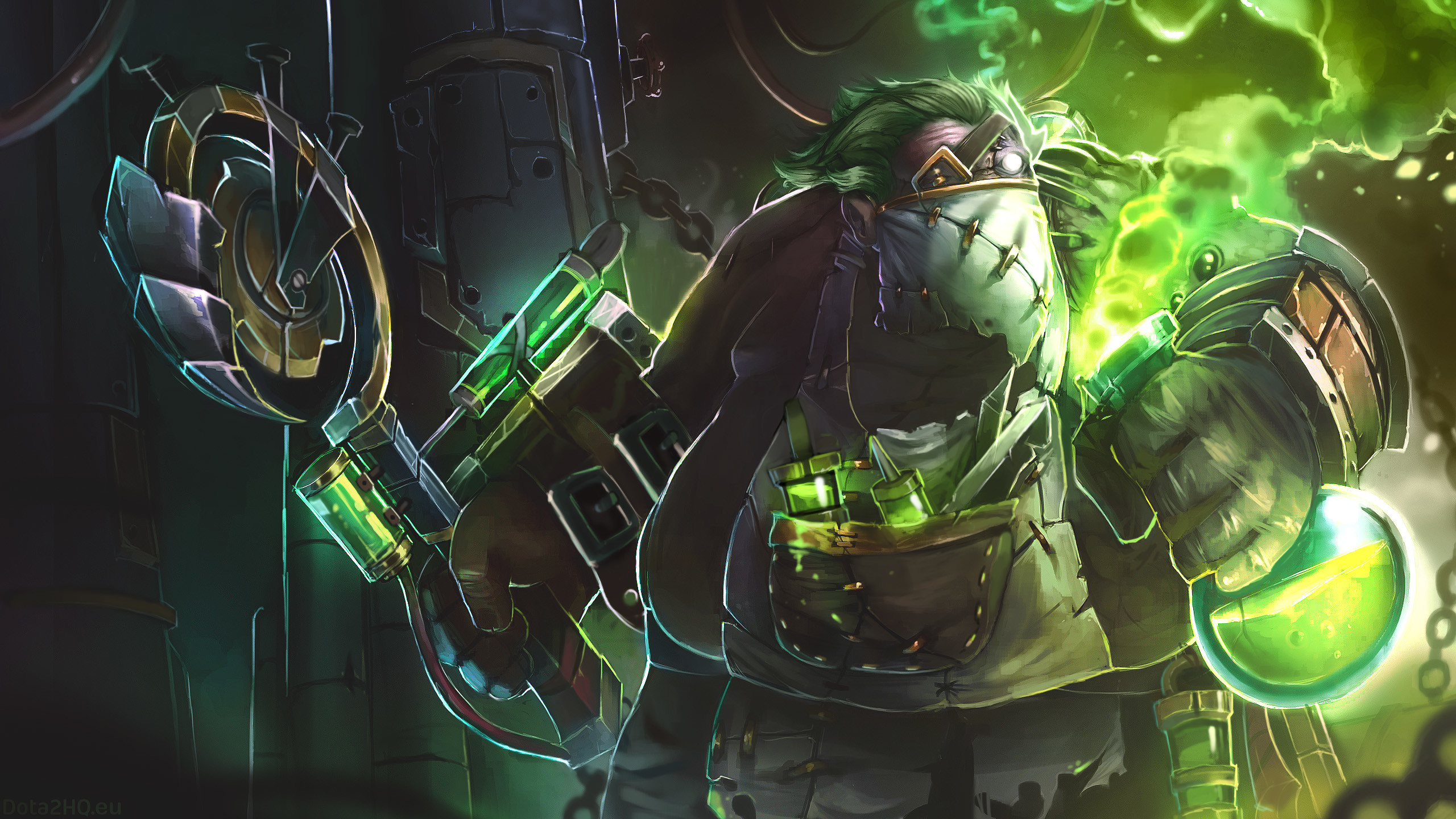 2560x1440 Pudge The Plague Doctor