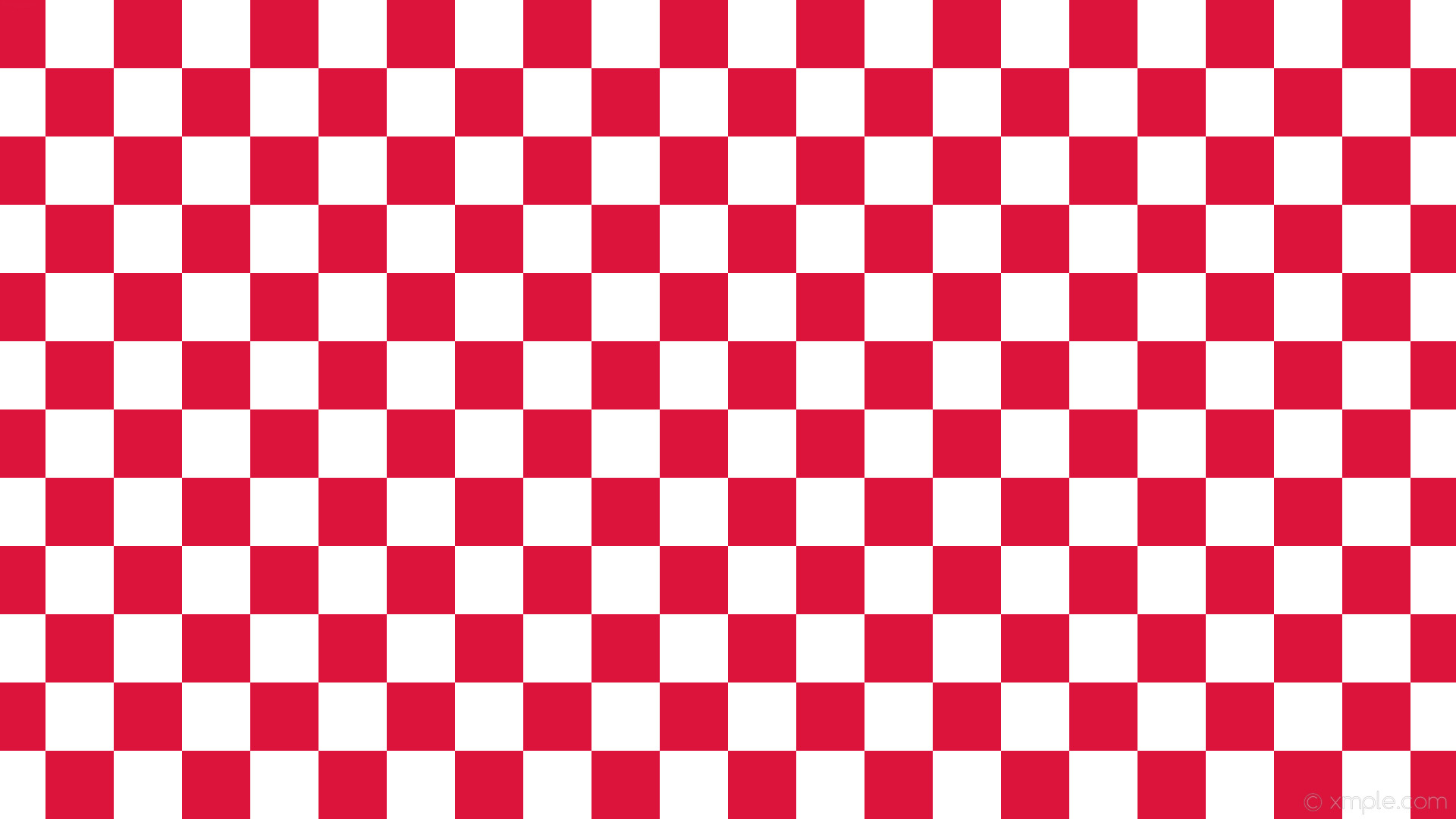 1920x1080 wallpaper checkered red white squares crimson #ffffff #dc143c diagonal 0Â°  90px