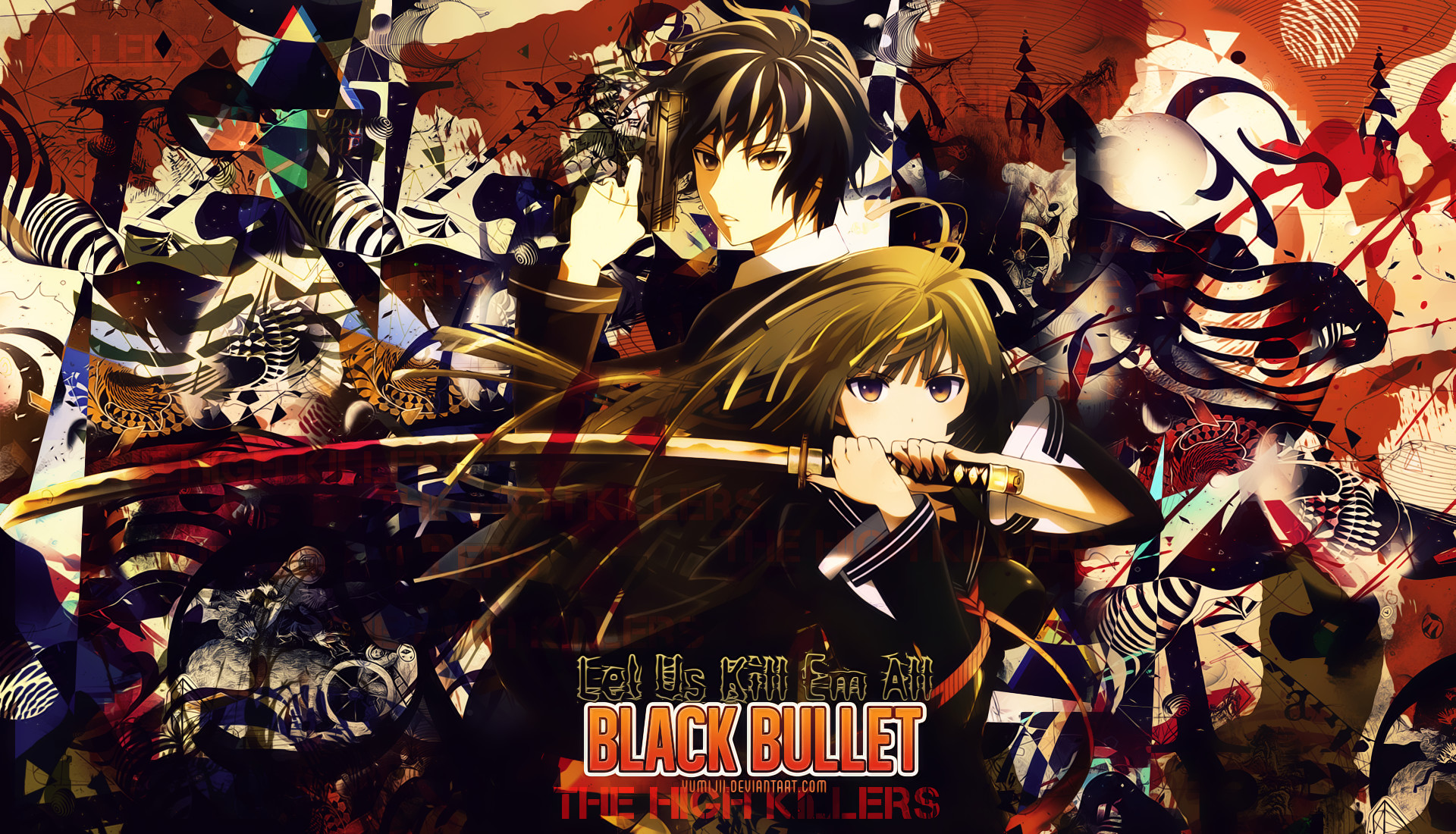 1920x1100 HD Wallpaper | Background ID:713079.  Anime Black Bullet