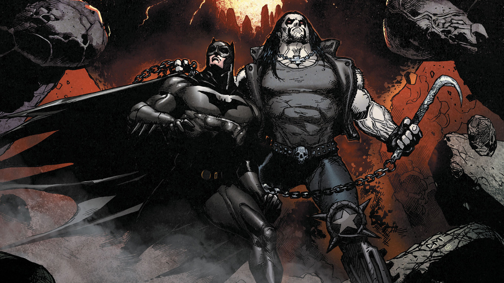 1920x1080 Comic Book Wallpaper Batman and Lobo []