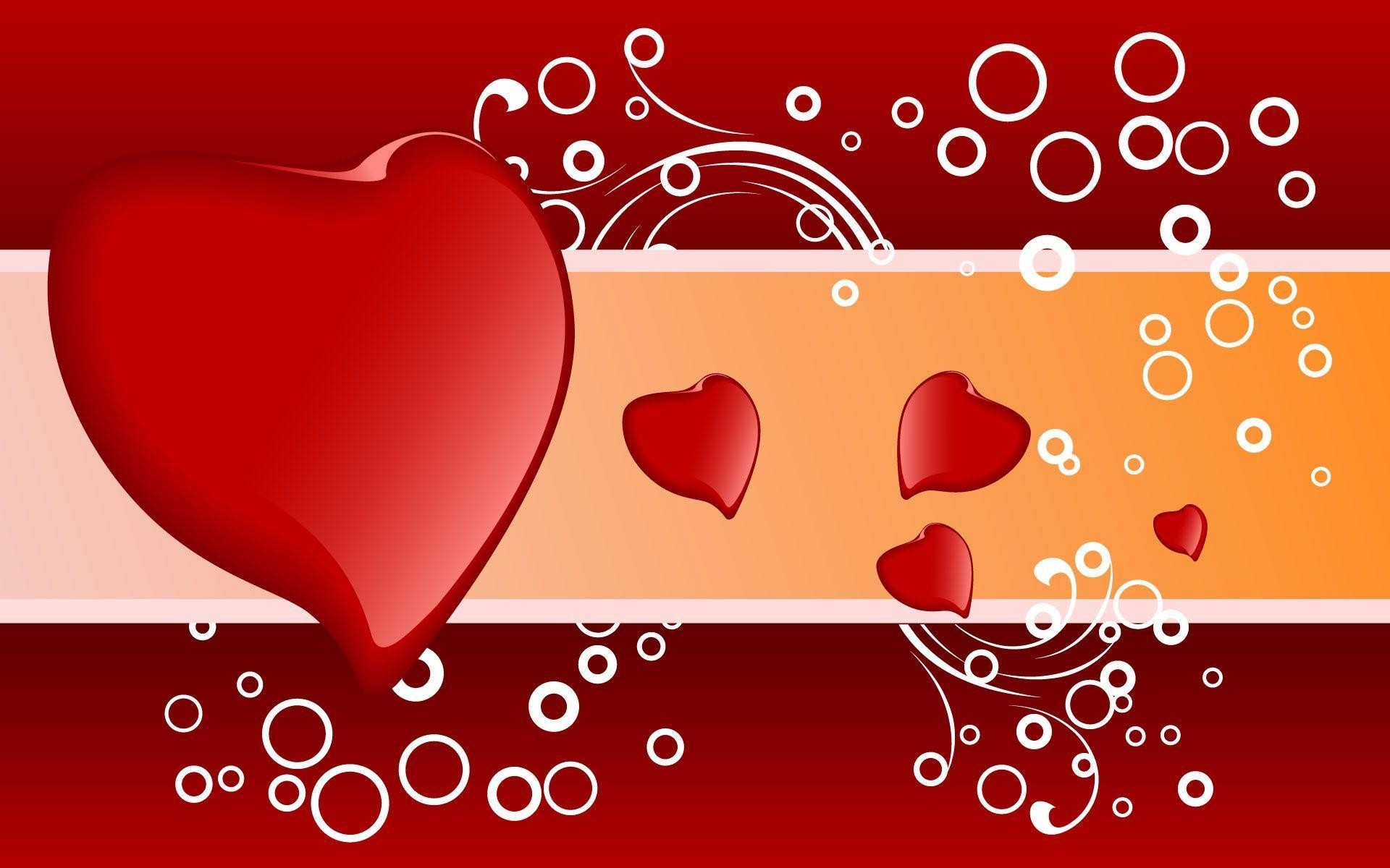 1920x1200 1920x1080 CG animation, heart shaped chips dropping, background, love, red.