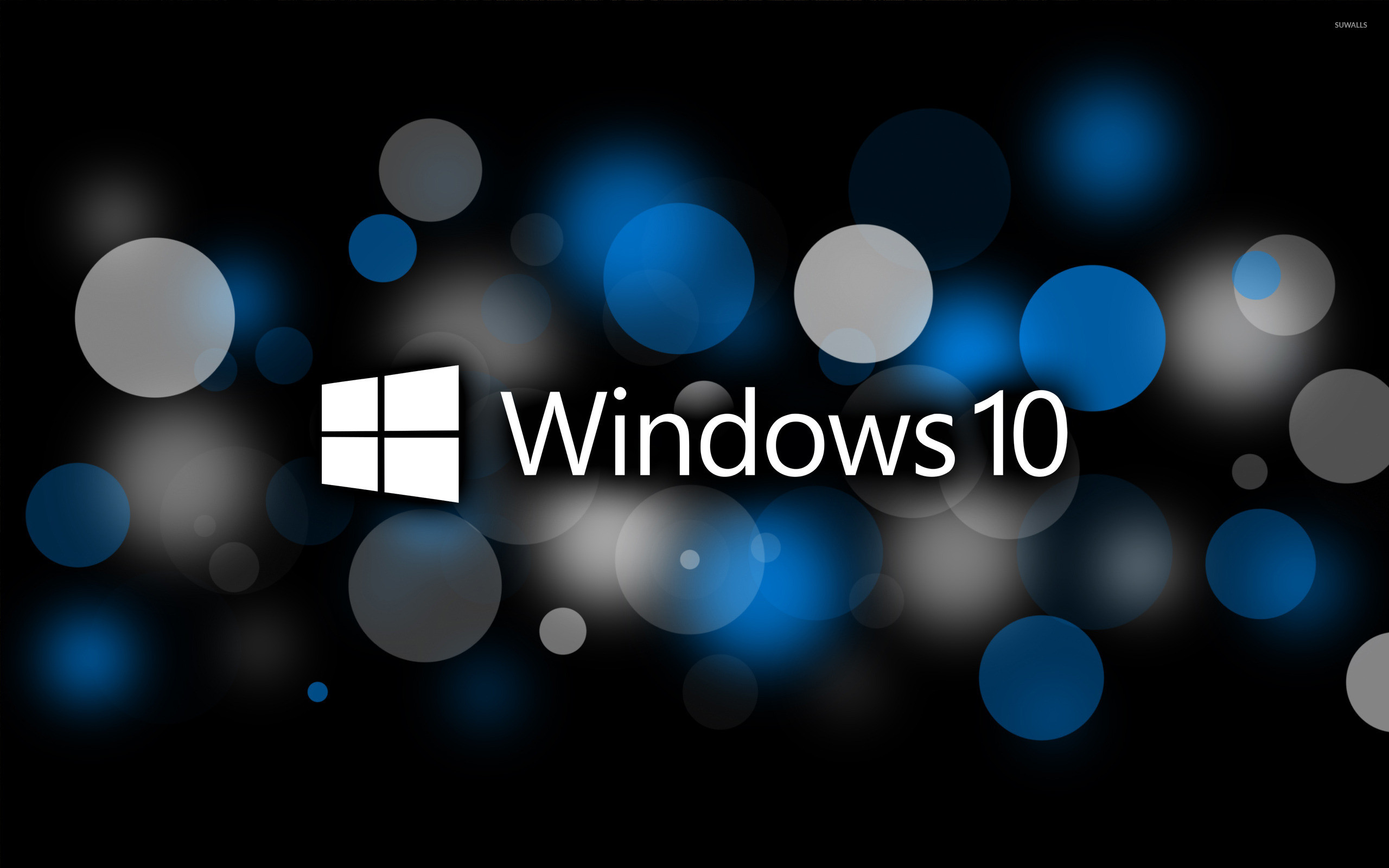 2560x1600 Windows 10 text logo on blue circles wallpaper  jpg