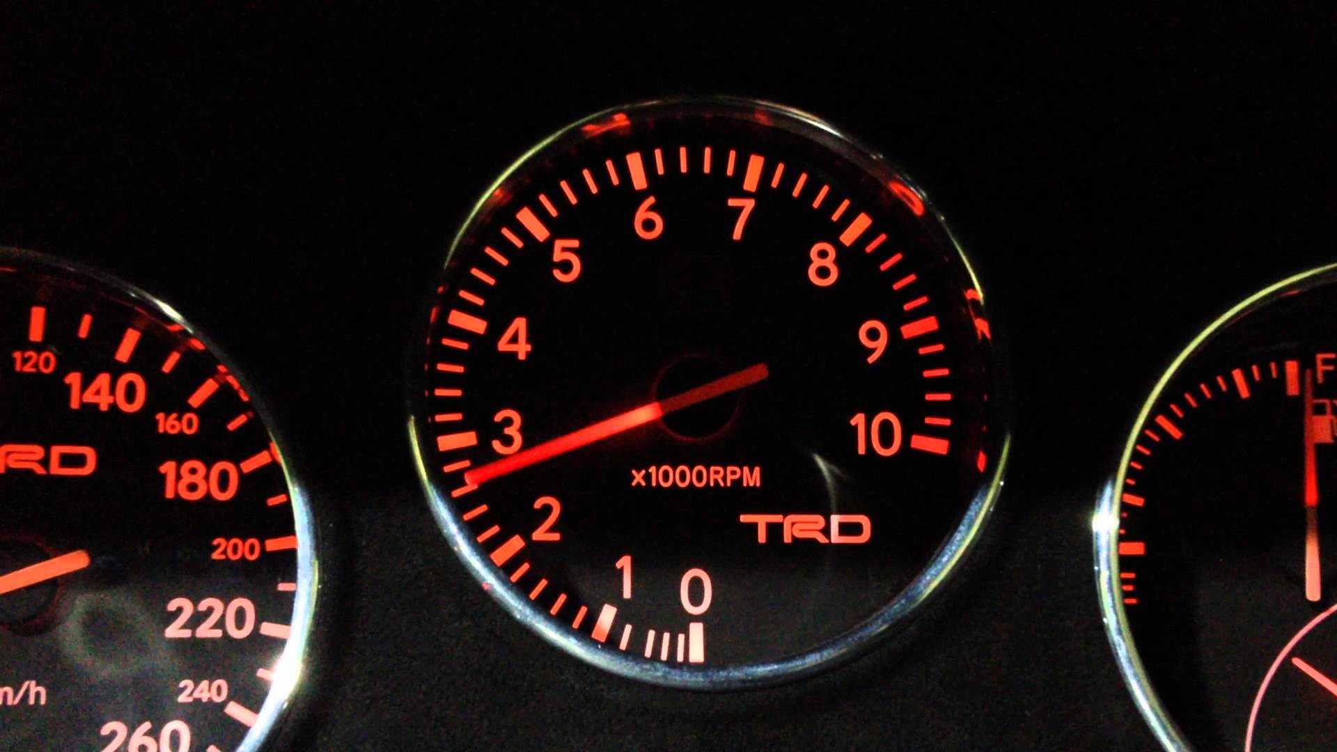 1920x1080 TRD Tachometer Toyota Supra 1994