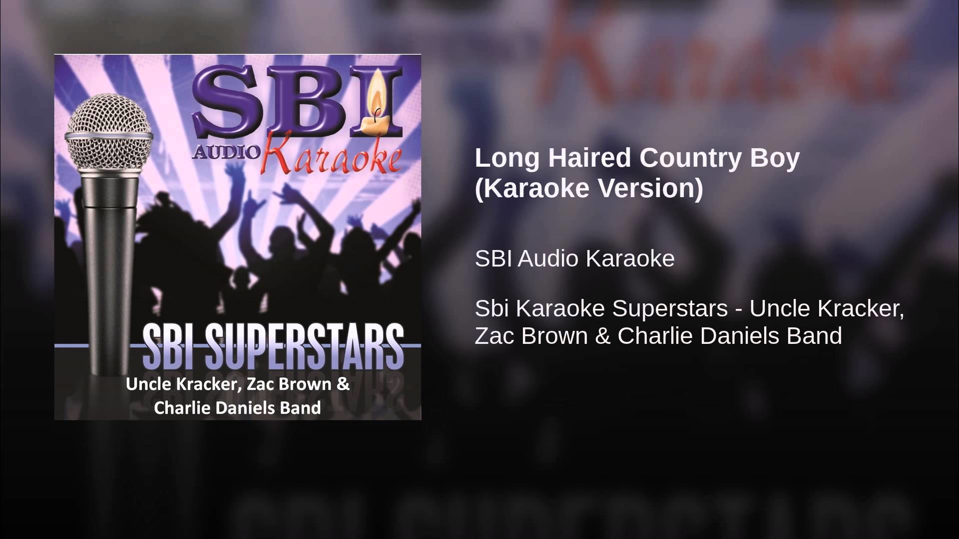 1920x1080 Long Haired Country Boy (Karaoke Version)