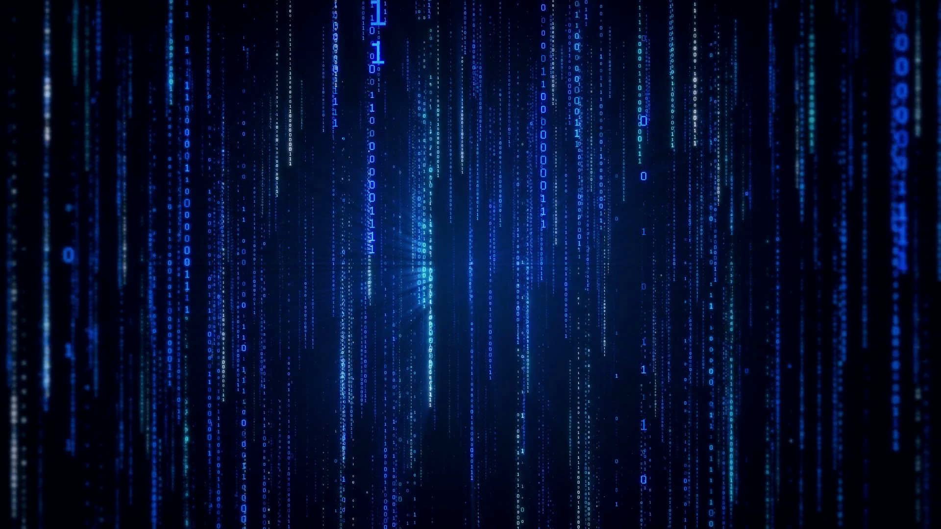 1920x1080 Falling binary code in the matrix style in the technological space Stock  Video Footage - Storyblocks Video