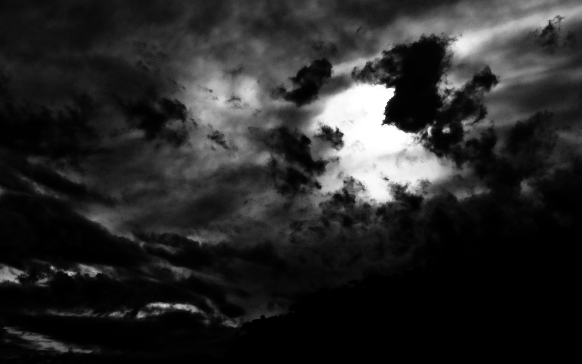 1920x1200 Dark Clouds Wallpaper HD