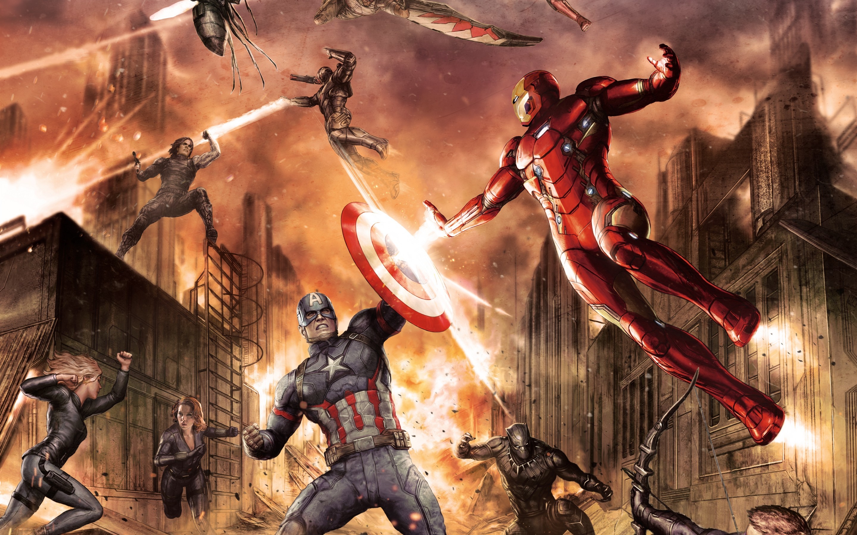 2880x1800 Movies / Captain America Wallpaper