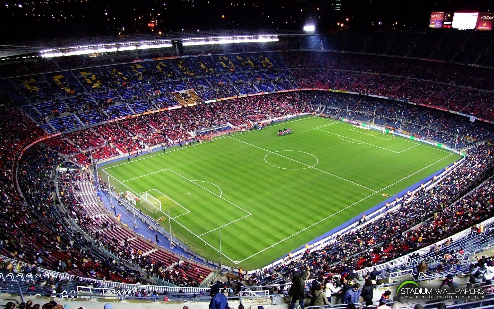 1920x1200 soccer, stadium, FC Barcelona, football field :: Wallpapers