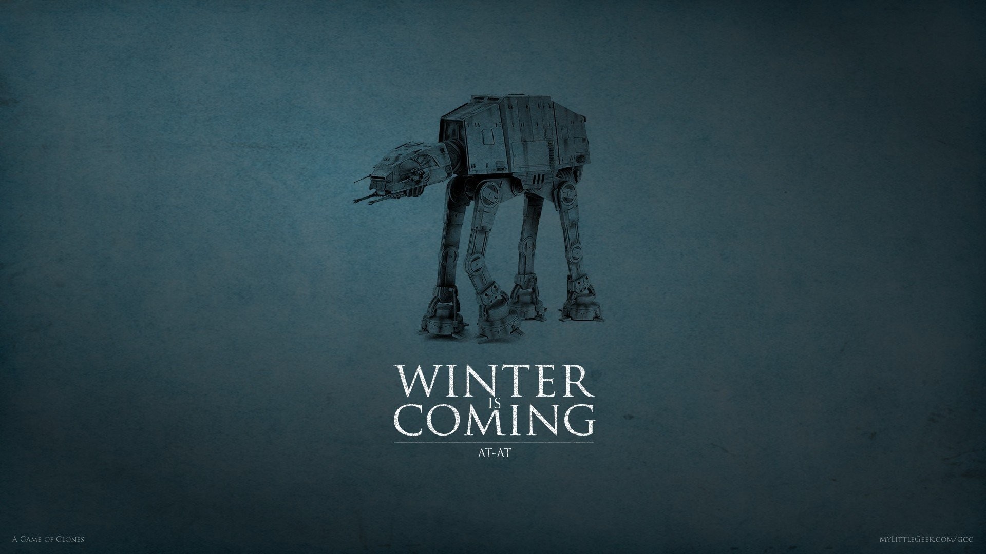 1920x1080 Game Of Thrones House Stark Star Wars AT-AT House Stark Wallpaper ...