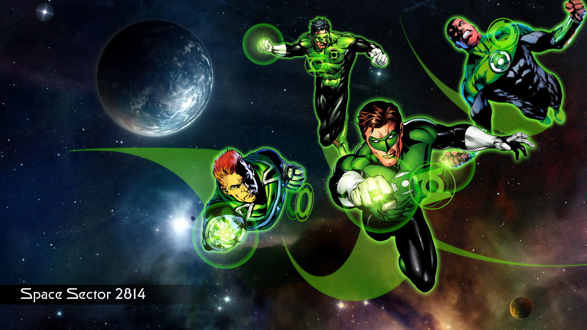 1920x1080 ... Green Lantern Corps Sector 2814 Fin by gomur