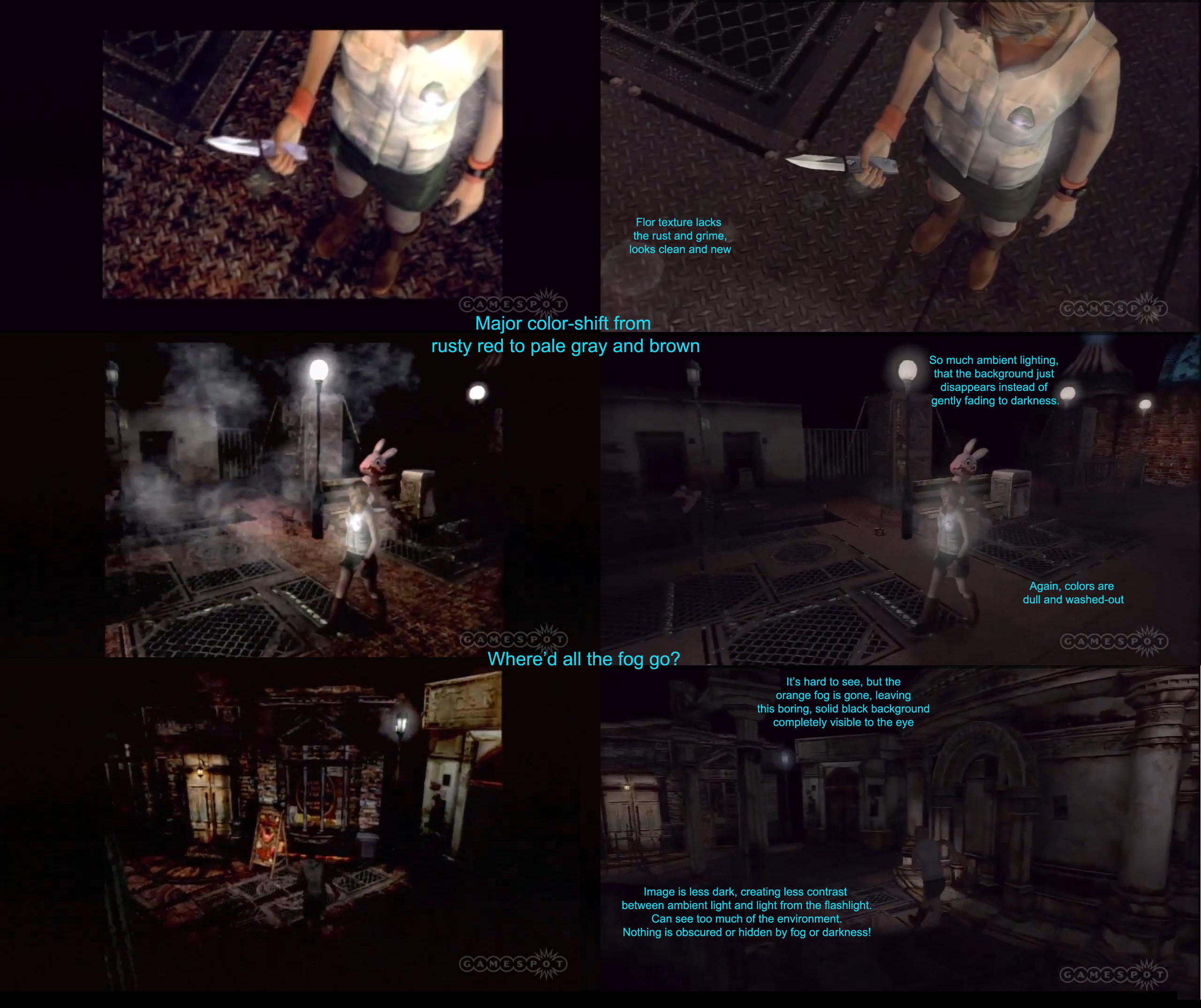 2560x2150 Silent Hill HD Collection lack of detail in Silent HIll 3