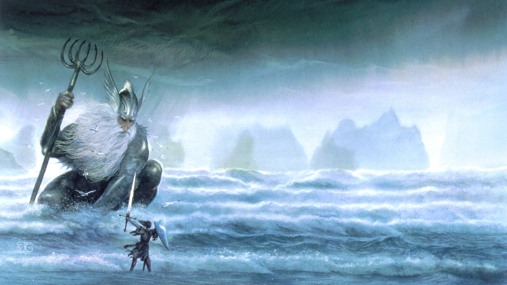 1920x1080 J. R. R. Tolkien, The Silmarillion, Fantasy Art, John Howe Wallpapers HD /  Desktop and Mobile Backgrounds