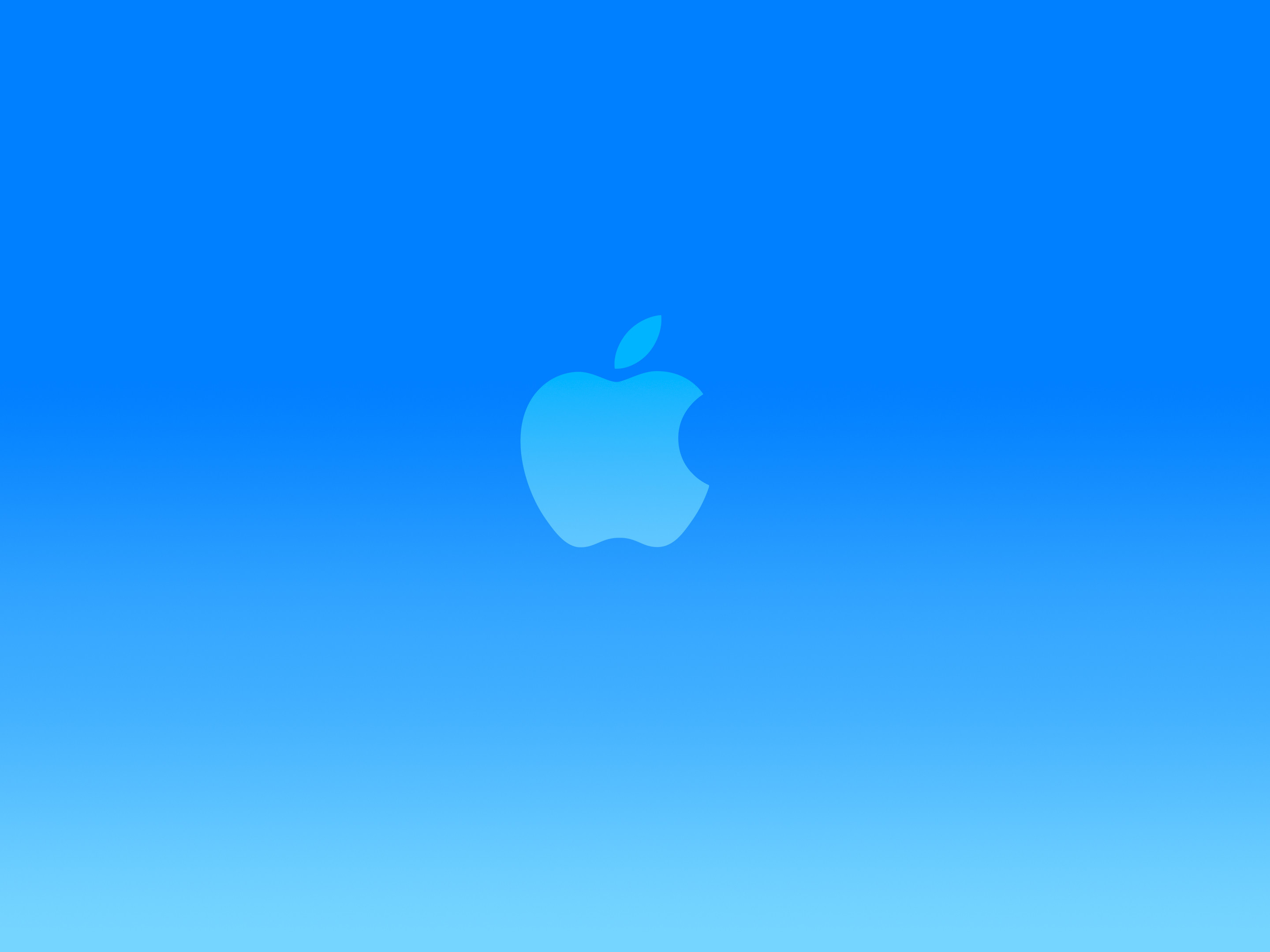 2880x2160 bright-blue-apple-logo-wallpaper
